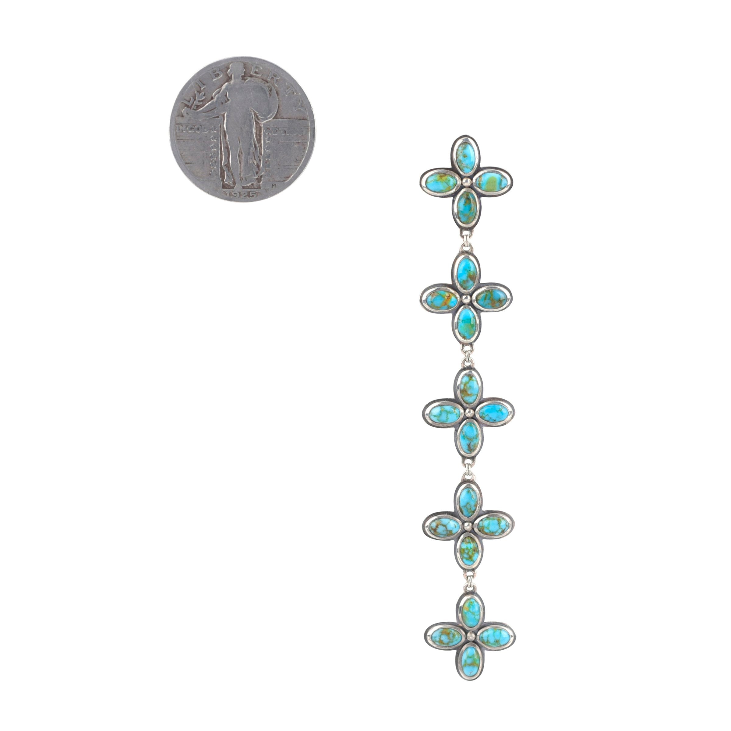 Dennis Hogan Five Flower Earrings