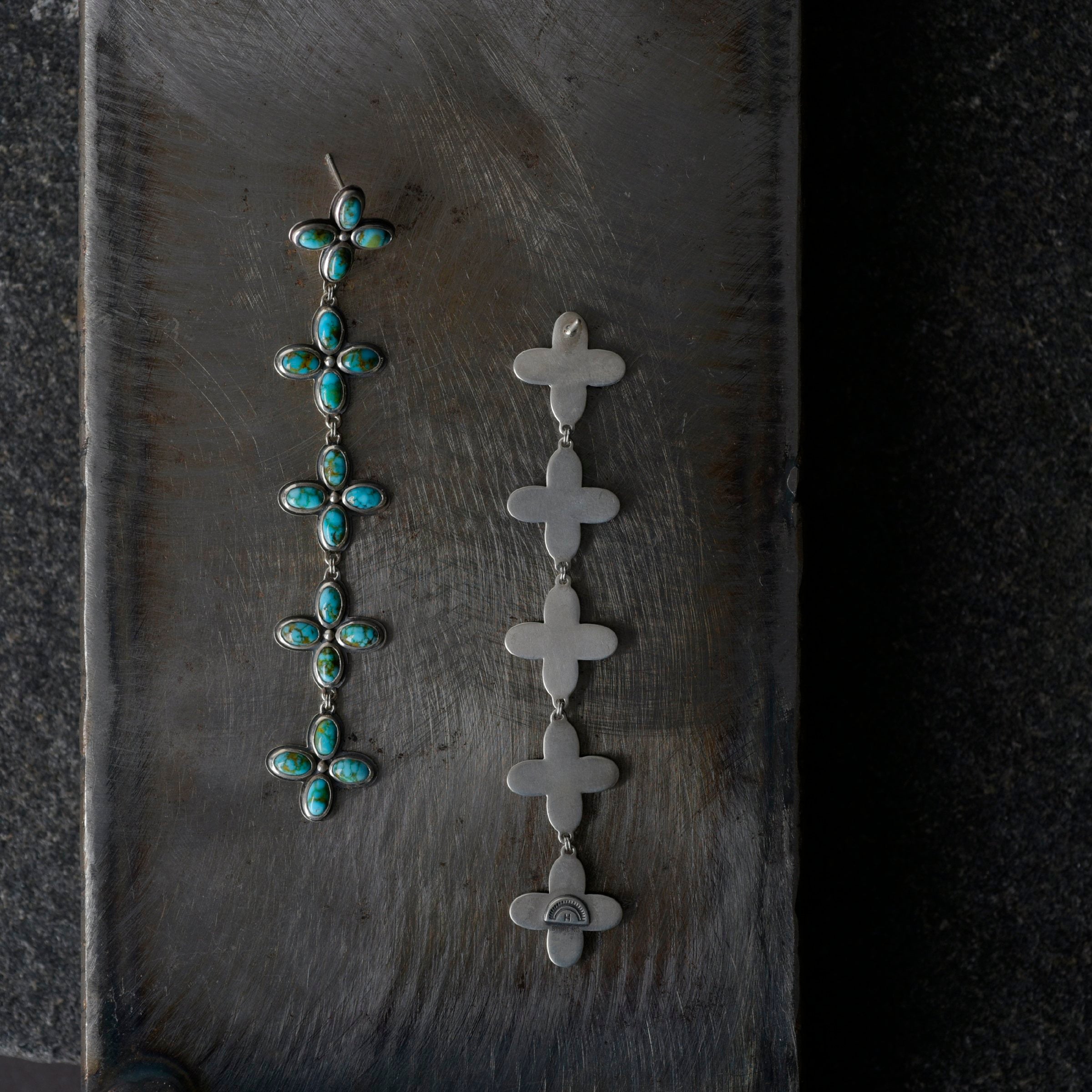 Dennis Hogan Five Flower Earrings