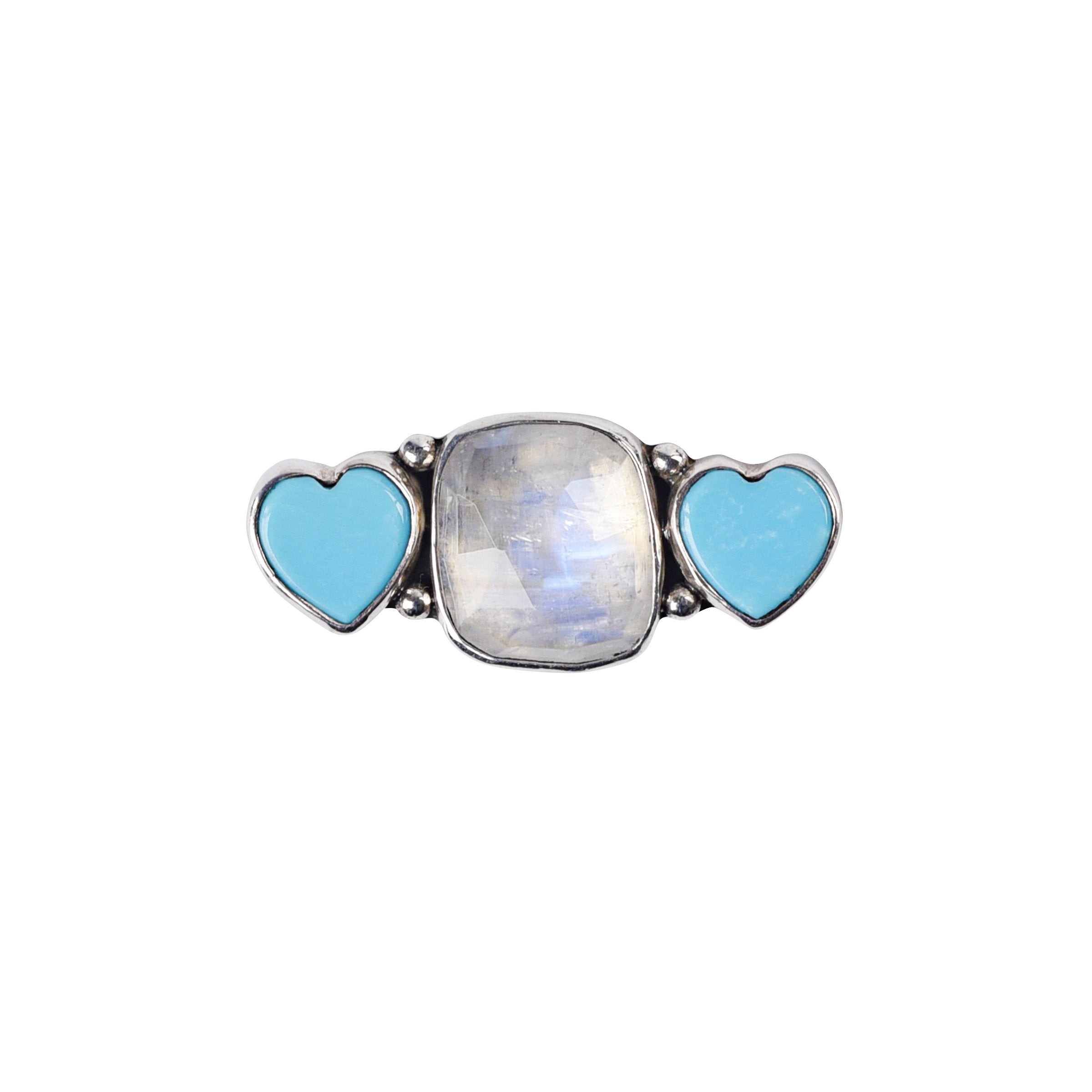 Nomad Double Heart Pin