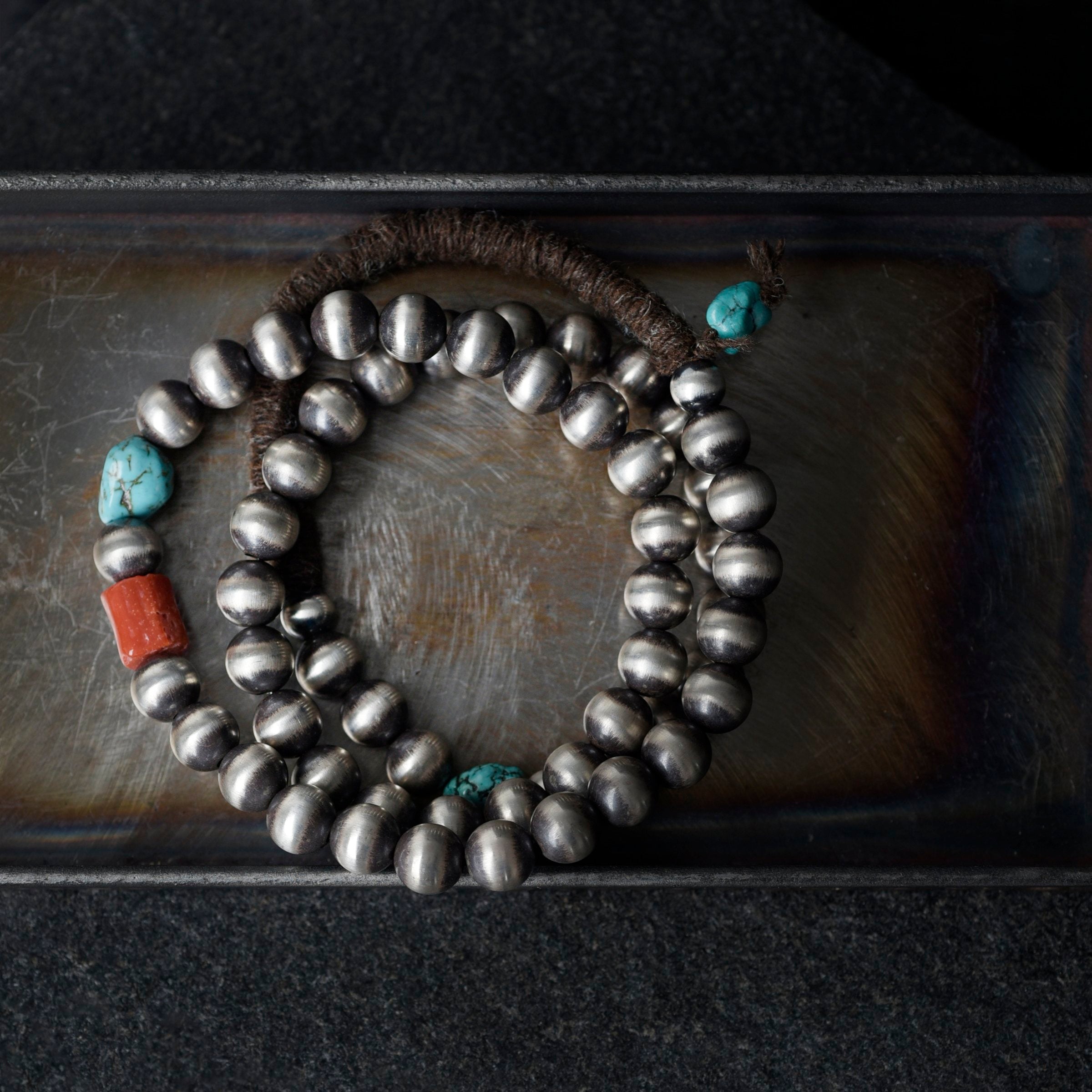 Mixed Bead And Desert Pearl Necklace