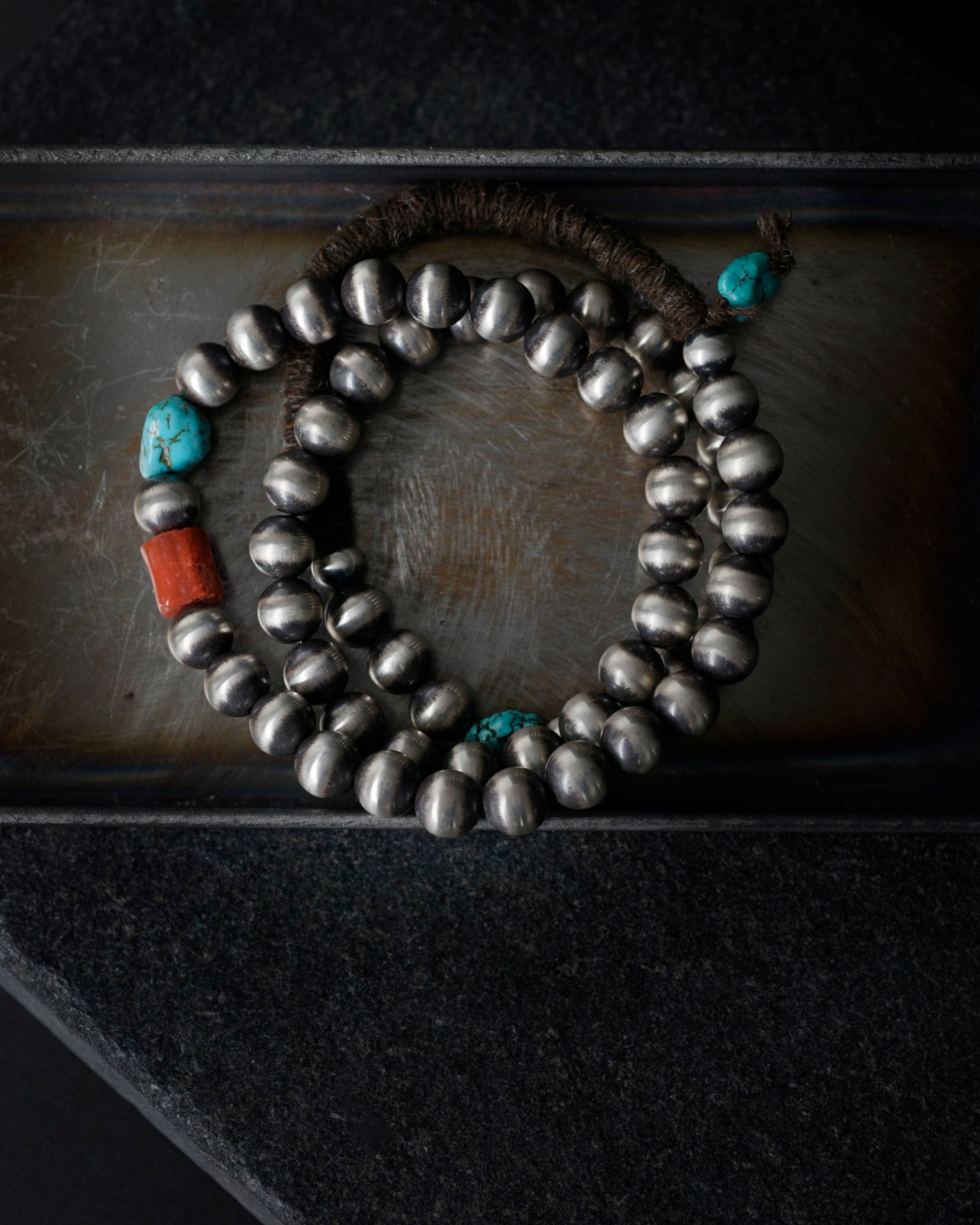 Mixed Bead And Desert Pearl Necklace