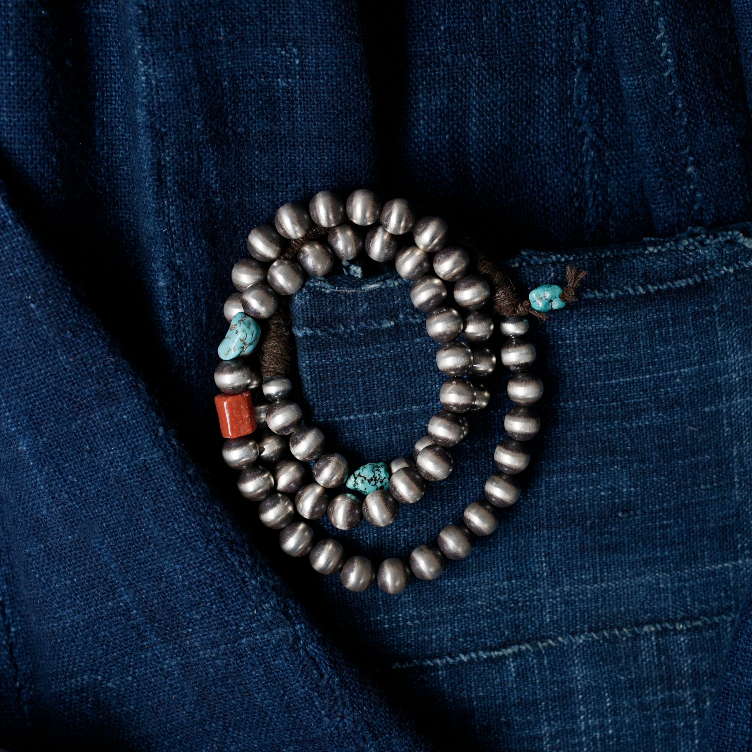 Mixed Bead And Desert Pearl Necklace