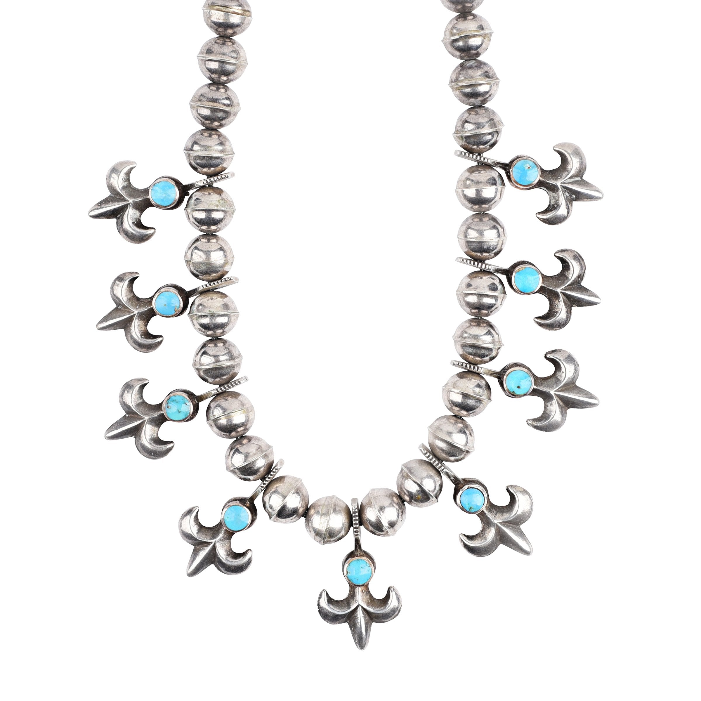 Vintage Navajo Star Blossom Necklace