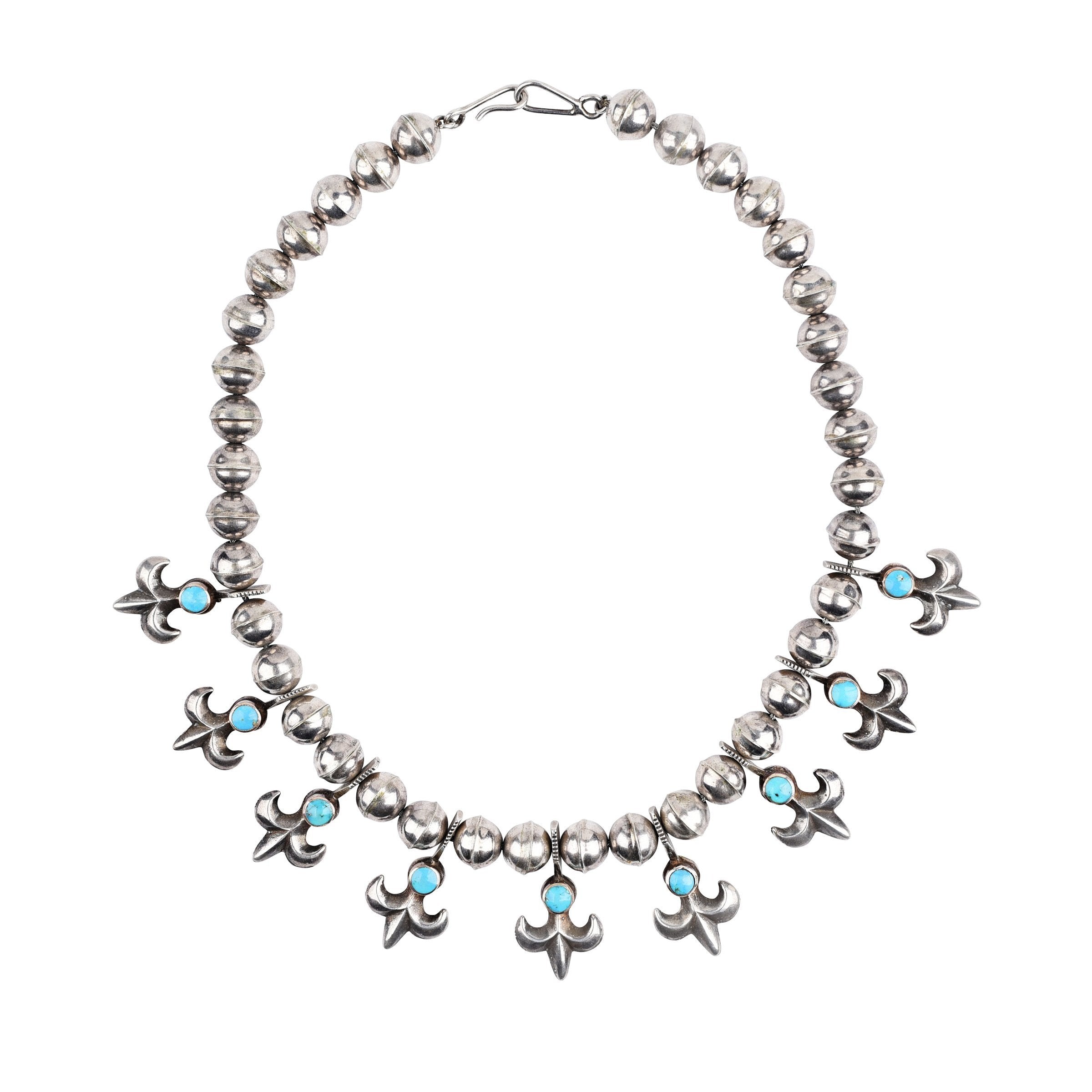 Vintage Navajo Star Blossom Necklace