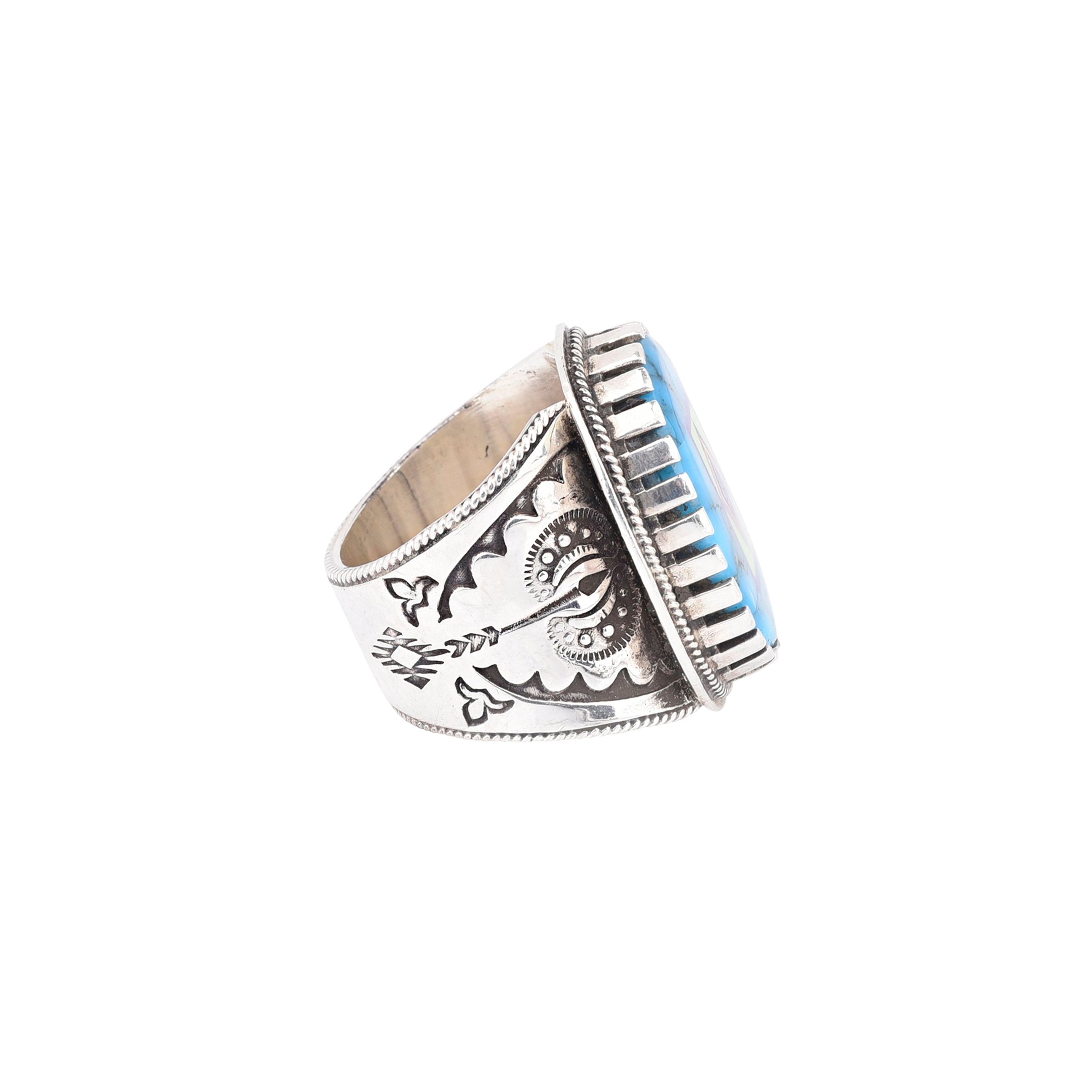 Aldrich Art Serape Ring - Size 10 1/2