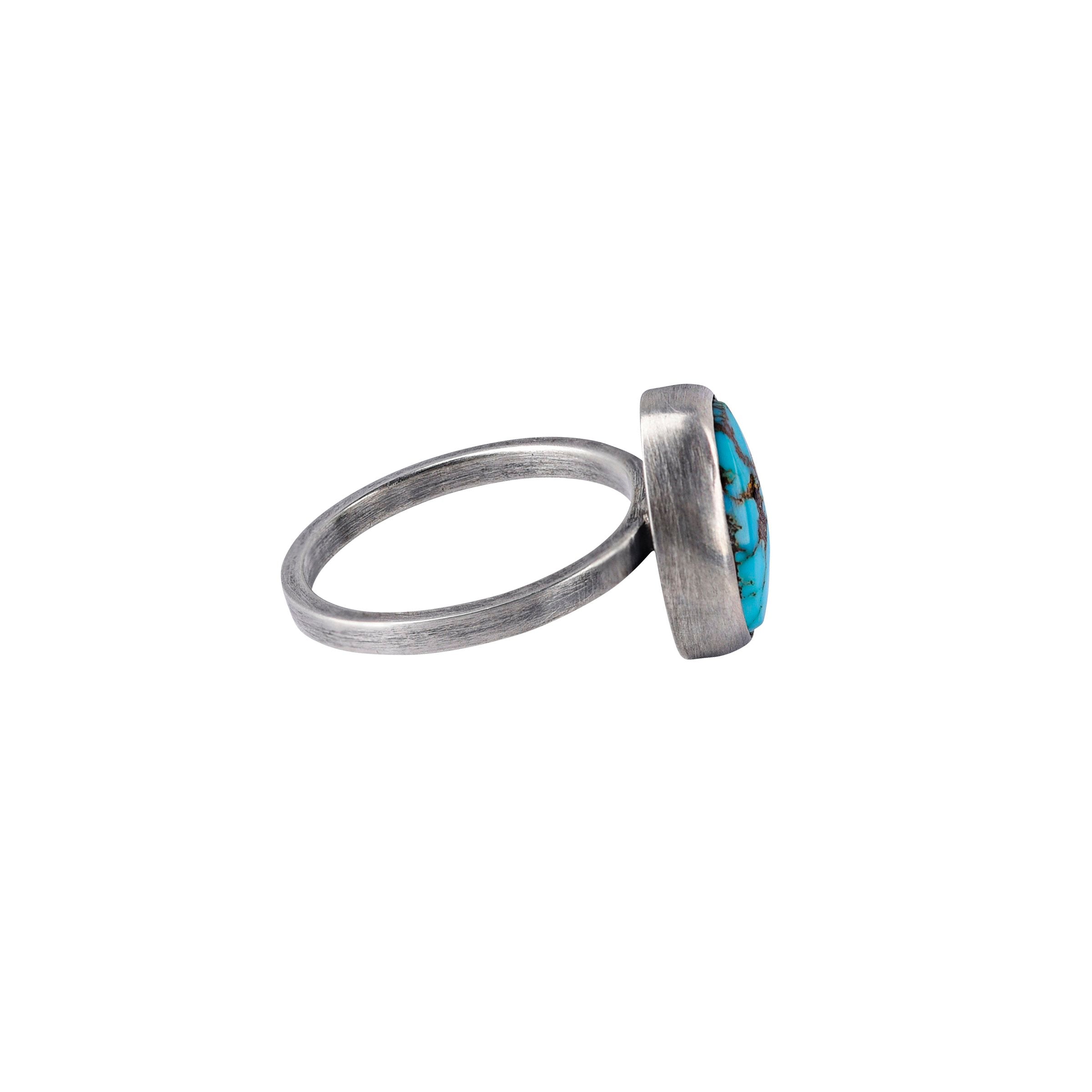 Turquoise Nomad Ring - Size 7