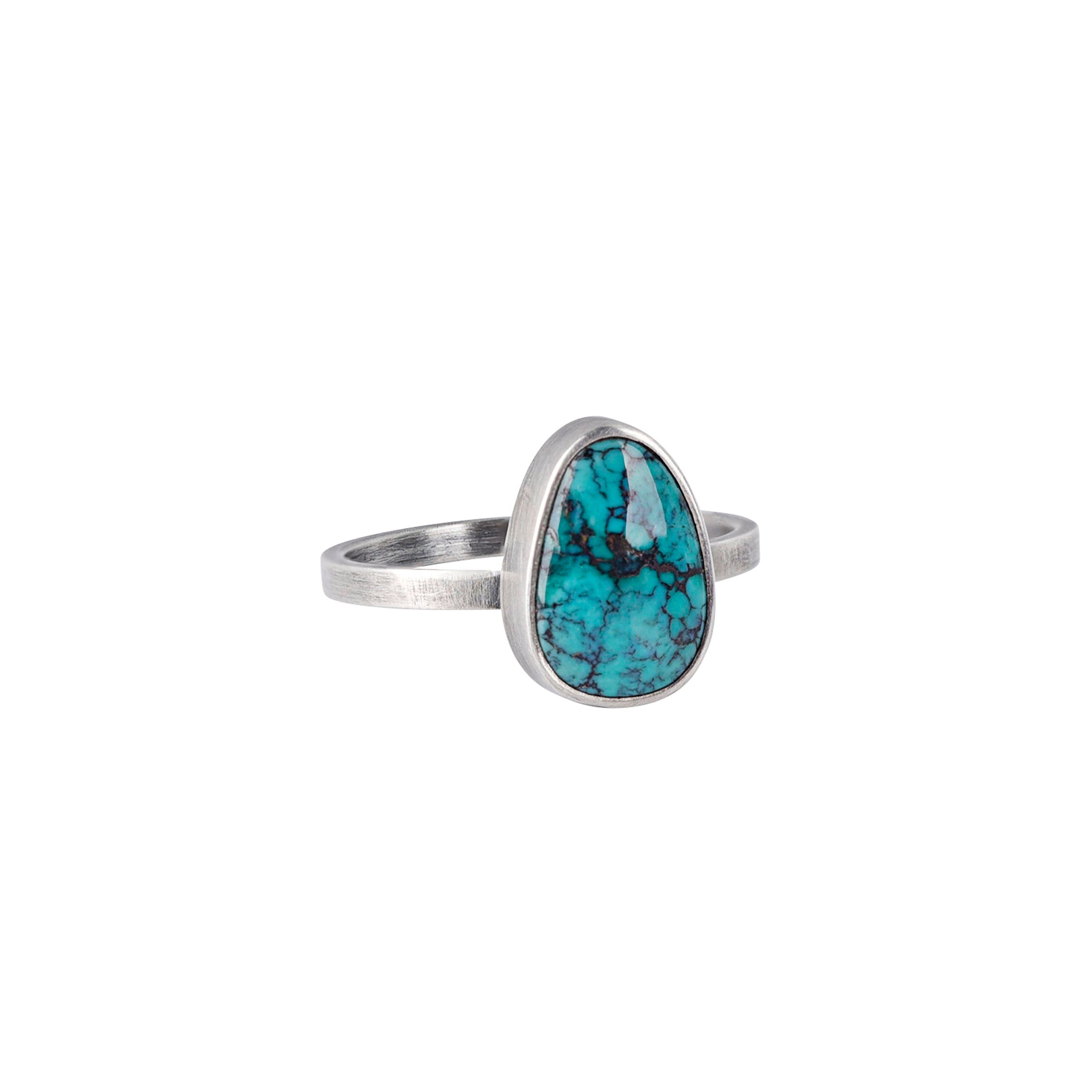 Turquoise Nomad Ring - Size 9