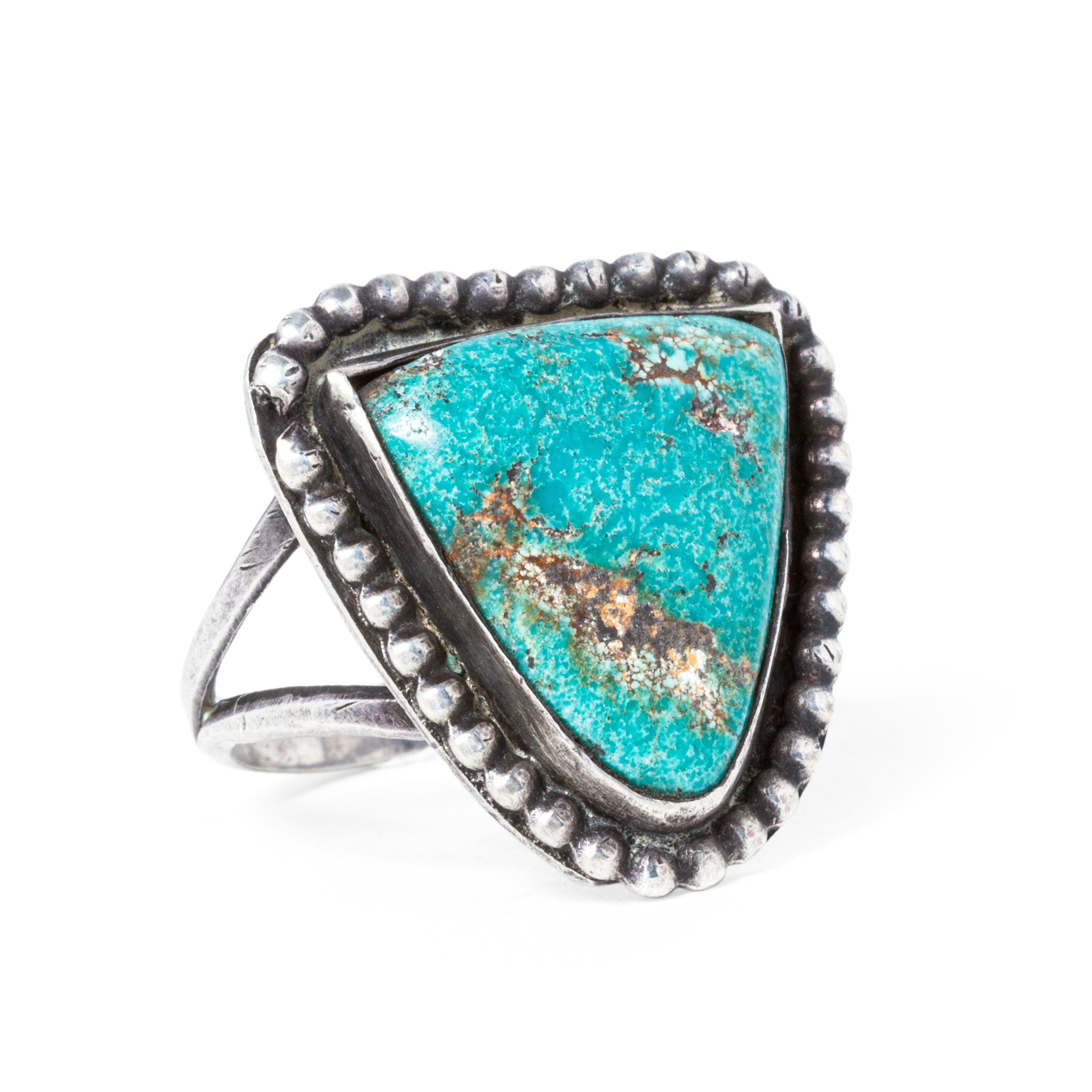 Vintage Navajo Turquoise Ring, c. 1950