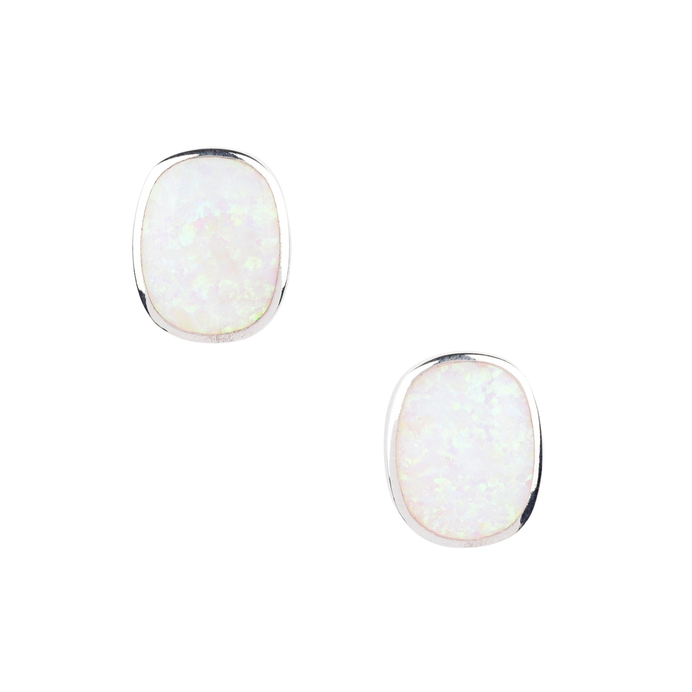 Oval Post Earrings
