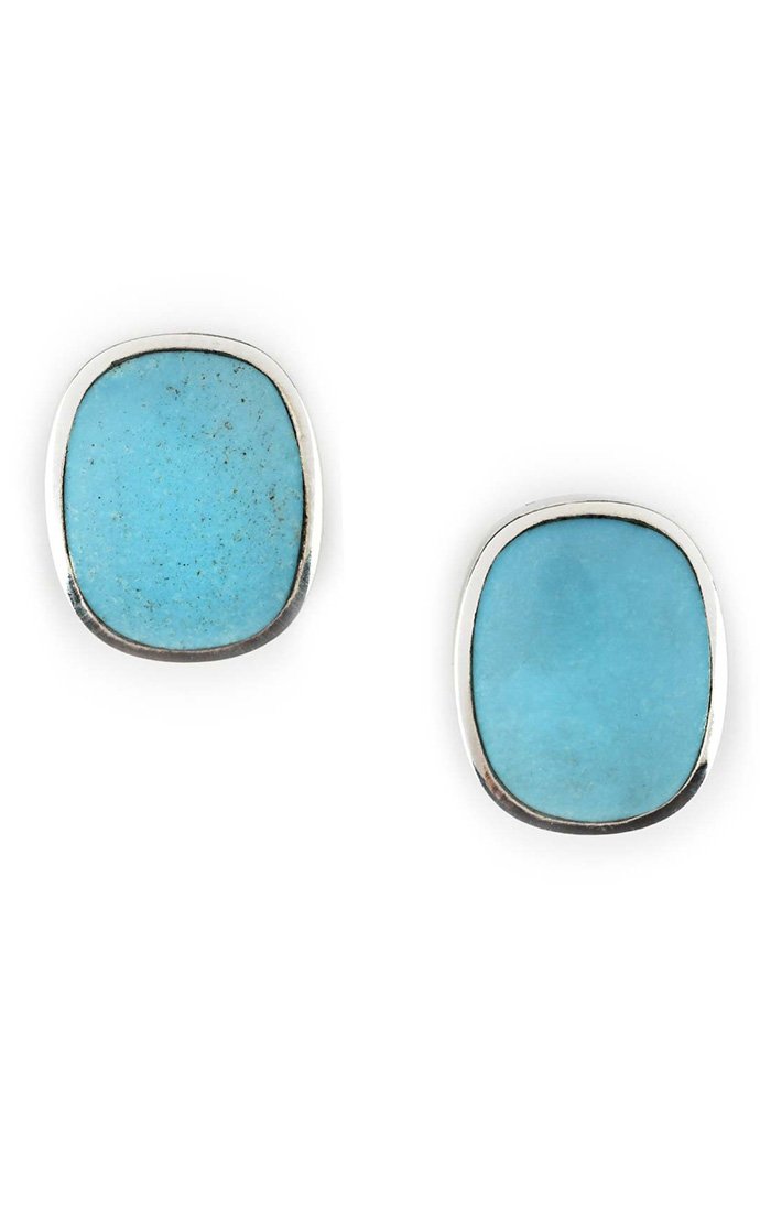 Oval Post Earrings