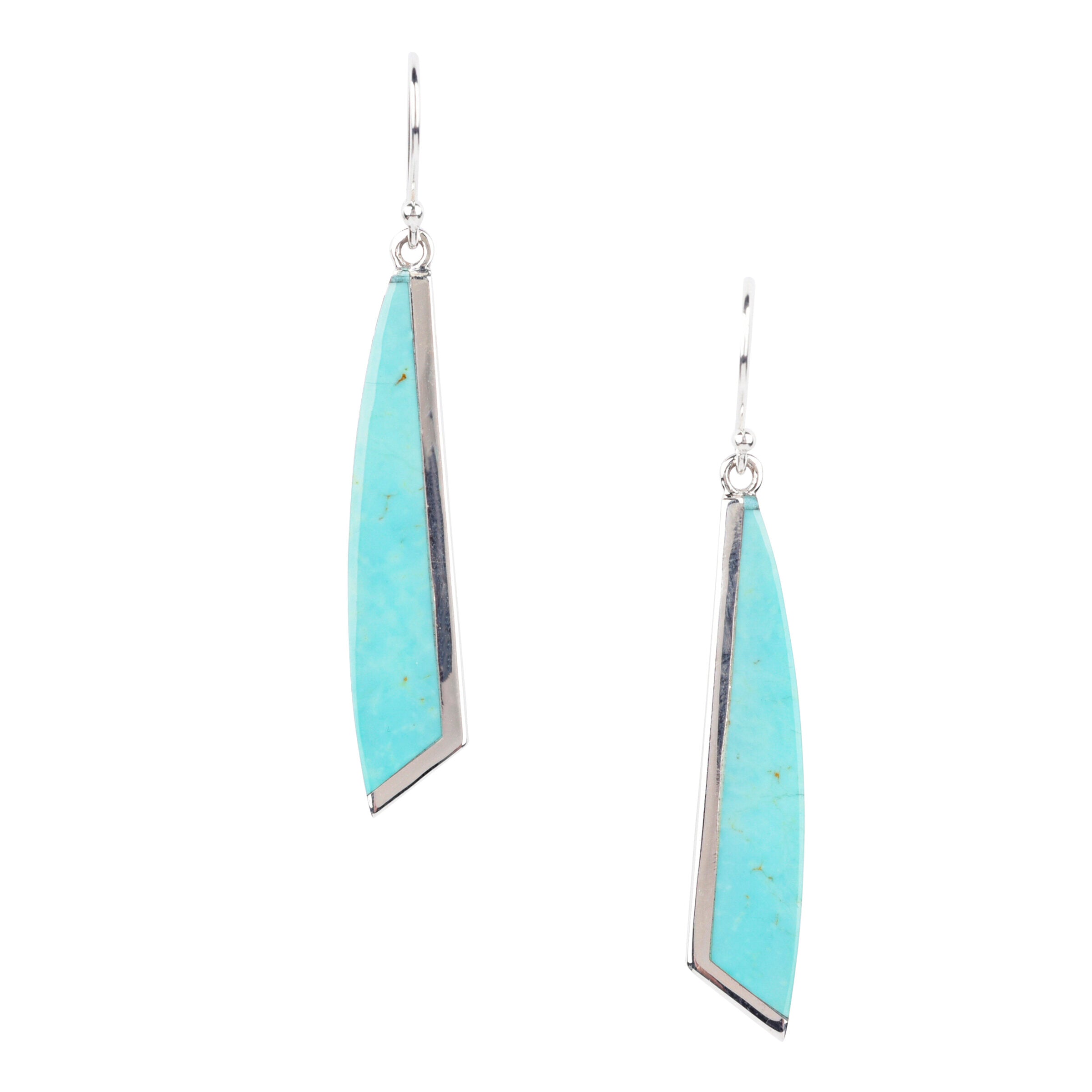 Necktie Inlay Earrings