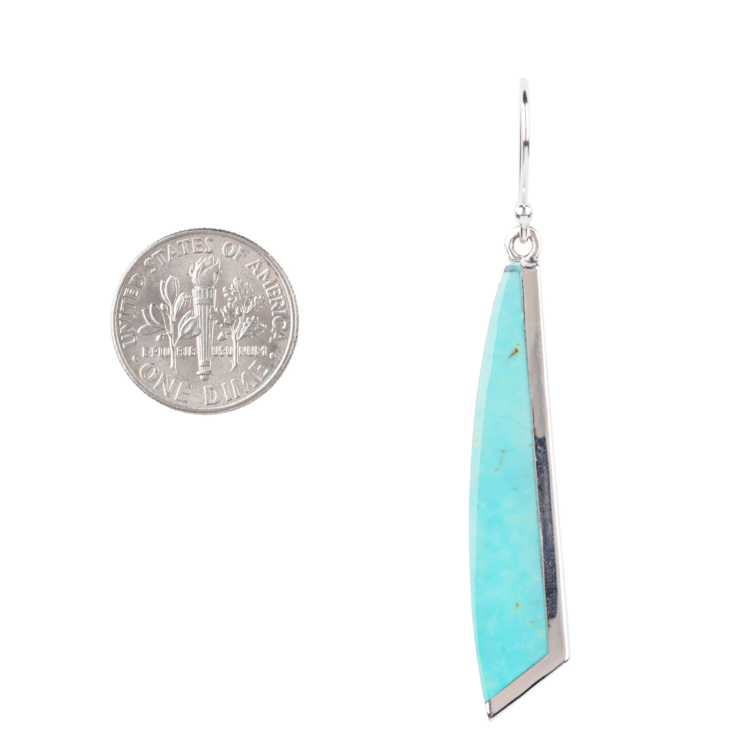 Necktie Inlay Earrings