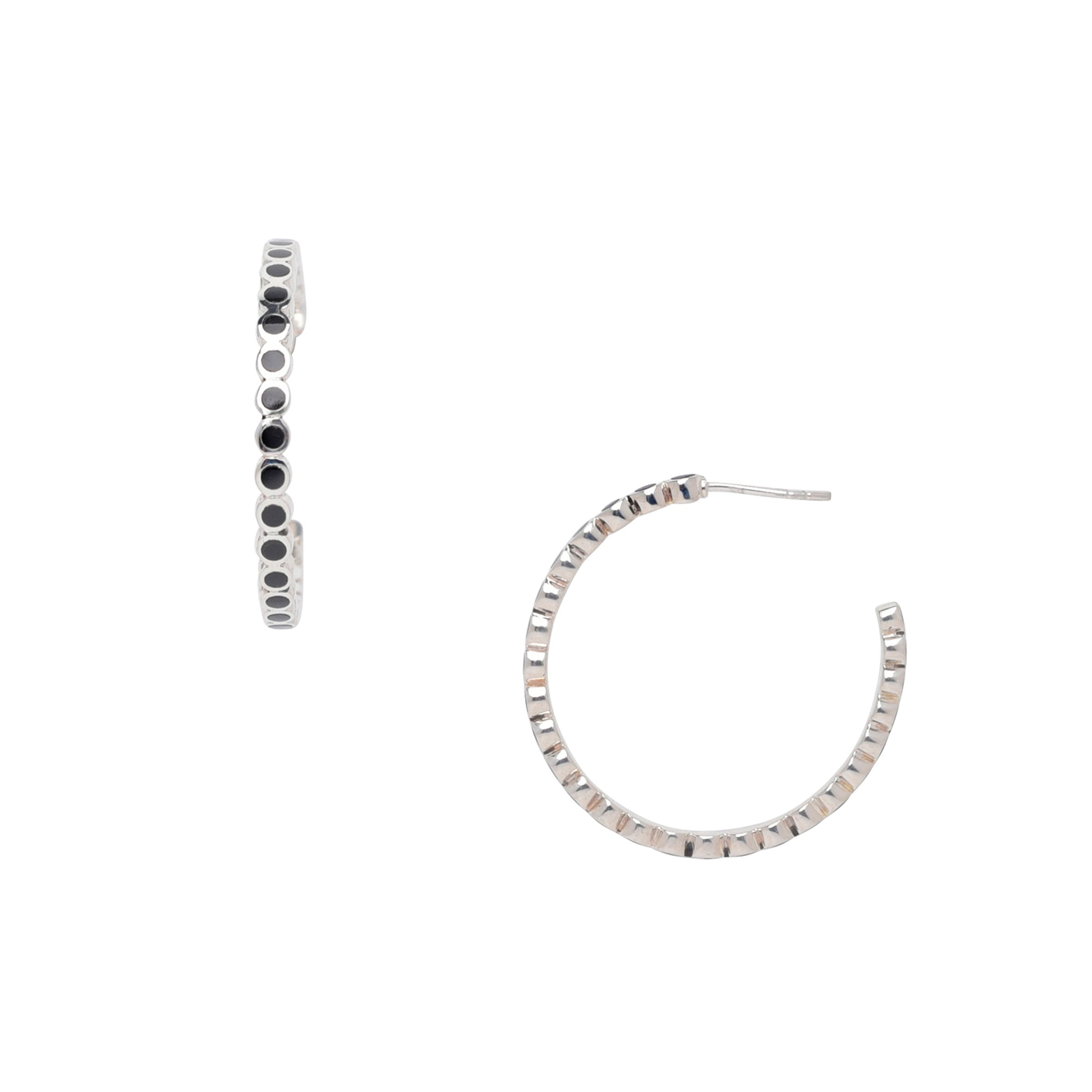 Dot Hoop Earrings