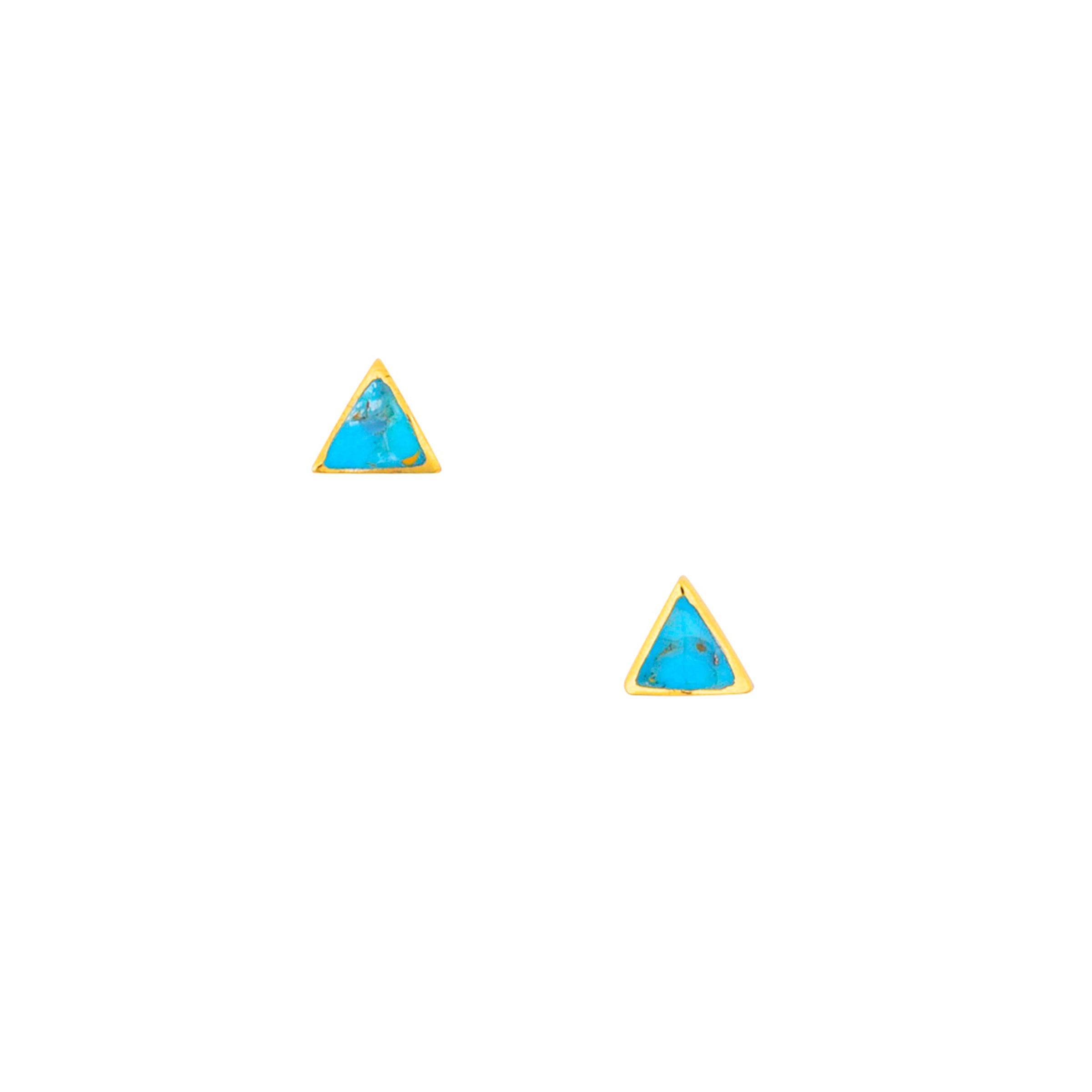 Mini Pyramid Earrings