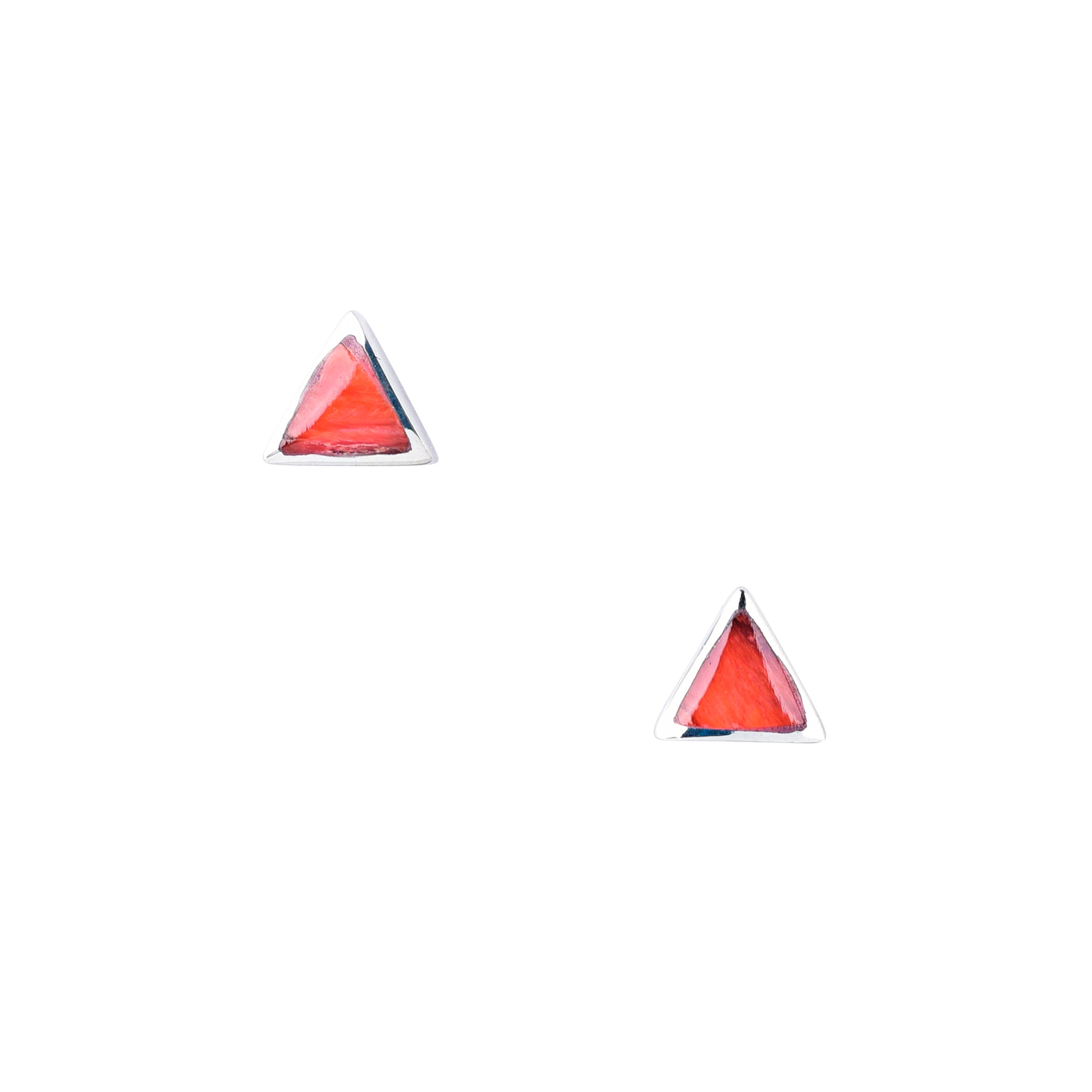 Mini Pyramid Earrings