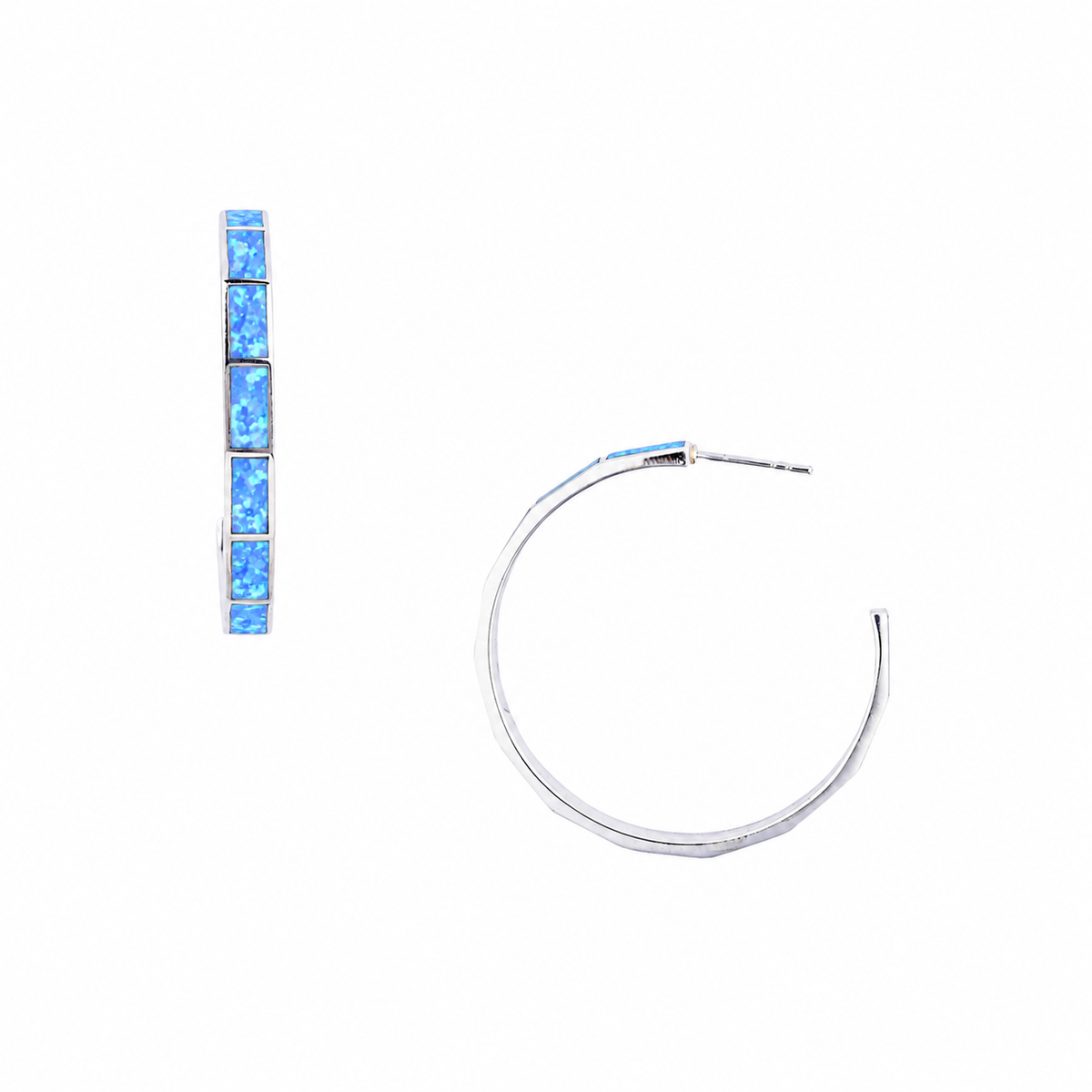 Bamboo Hoop Earrings