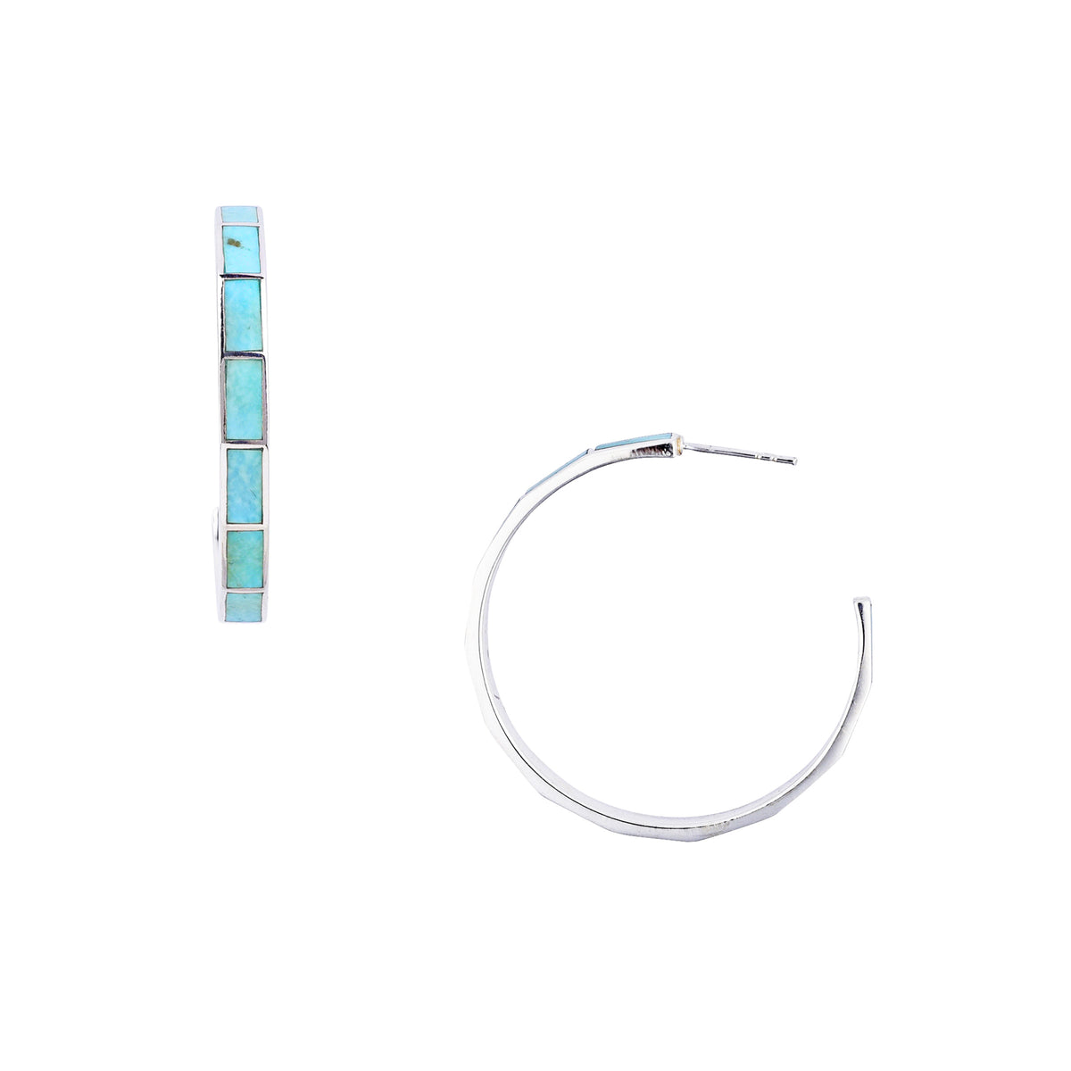 Bamboo Hoop Earrings