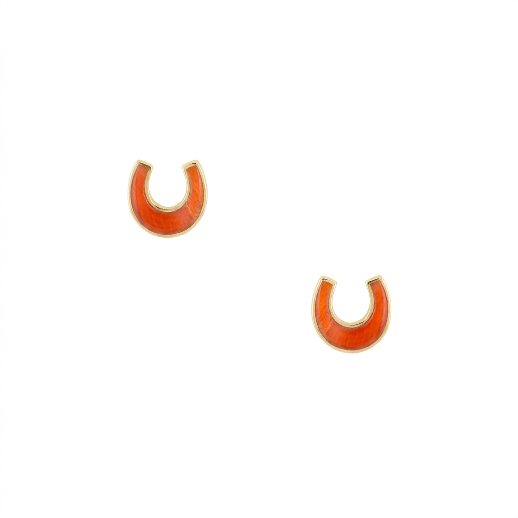 Horseshoe Stud Earrings