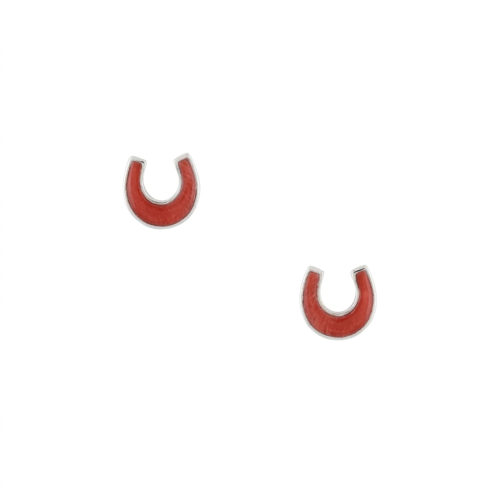 Horseshoe Stud Earrings