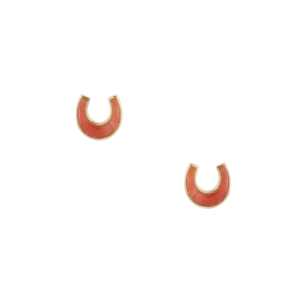 Horseshoe Stud Earrings