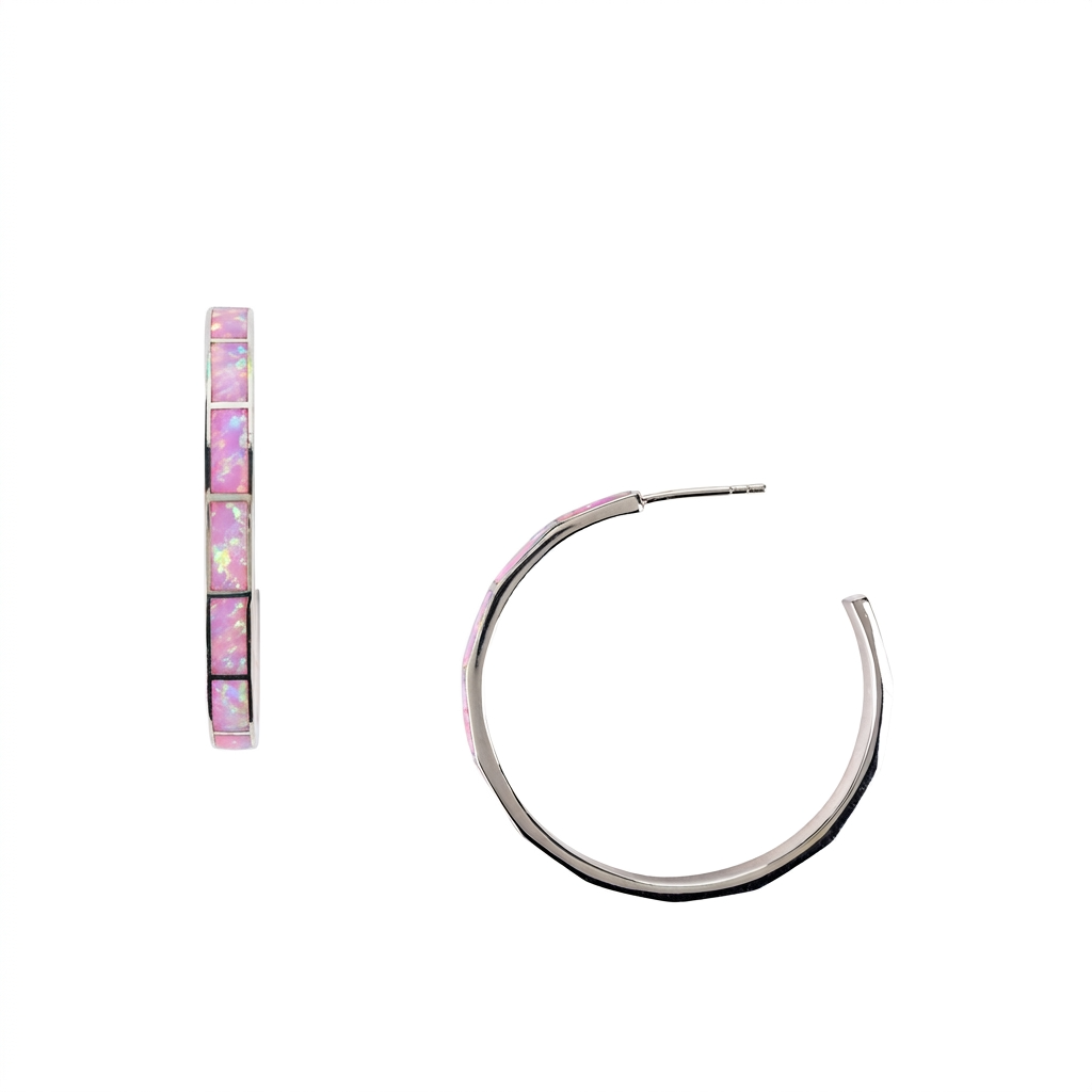 Bamboo Hoop Earrings
