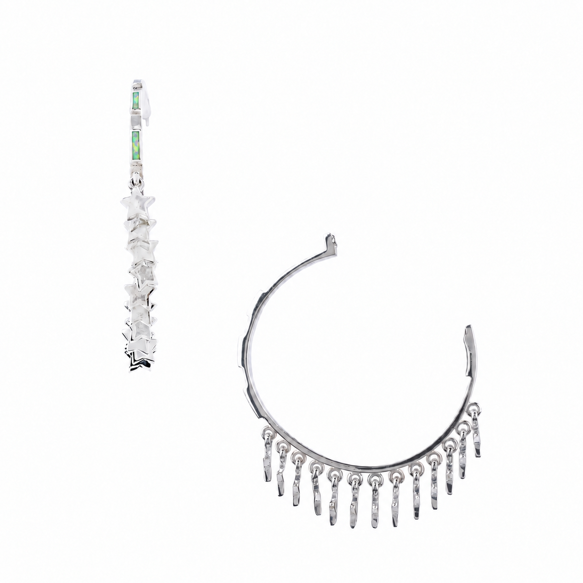 Star Dancer Hoop Earrings