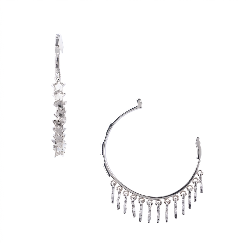 Star Dancer Hoop Earrings