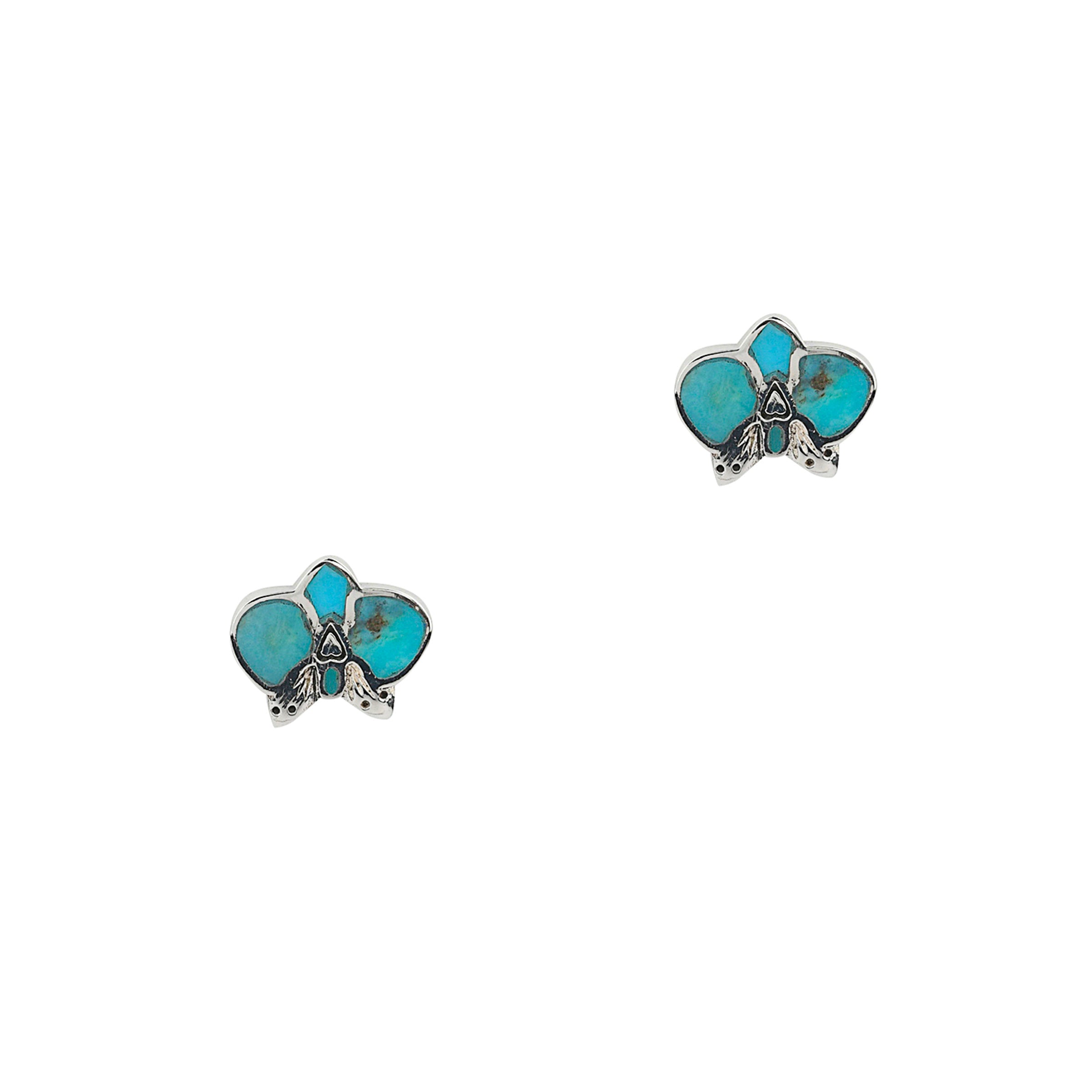 Orchid Stud Earrings