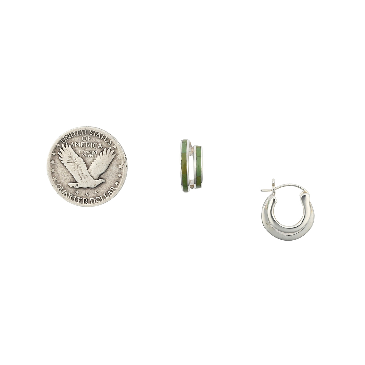 Double Take Inlay Hoops