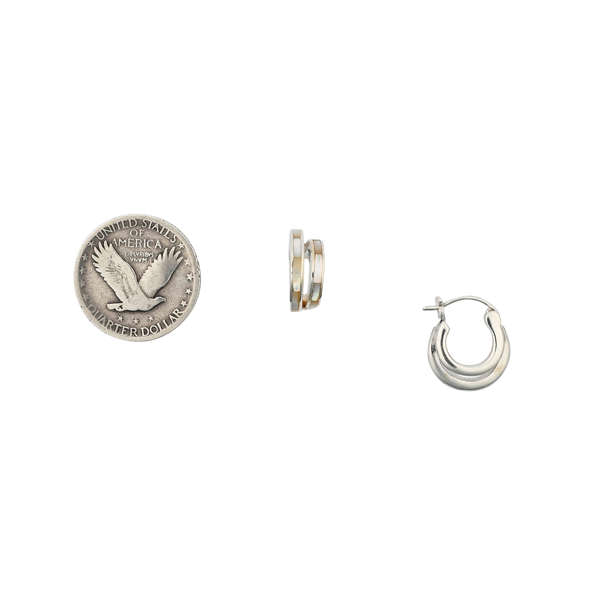 Double Take Inlay Hoops