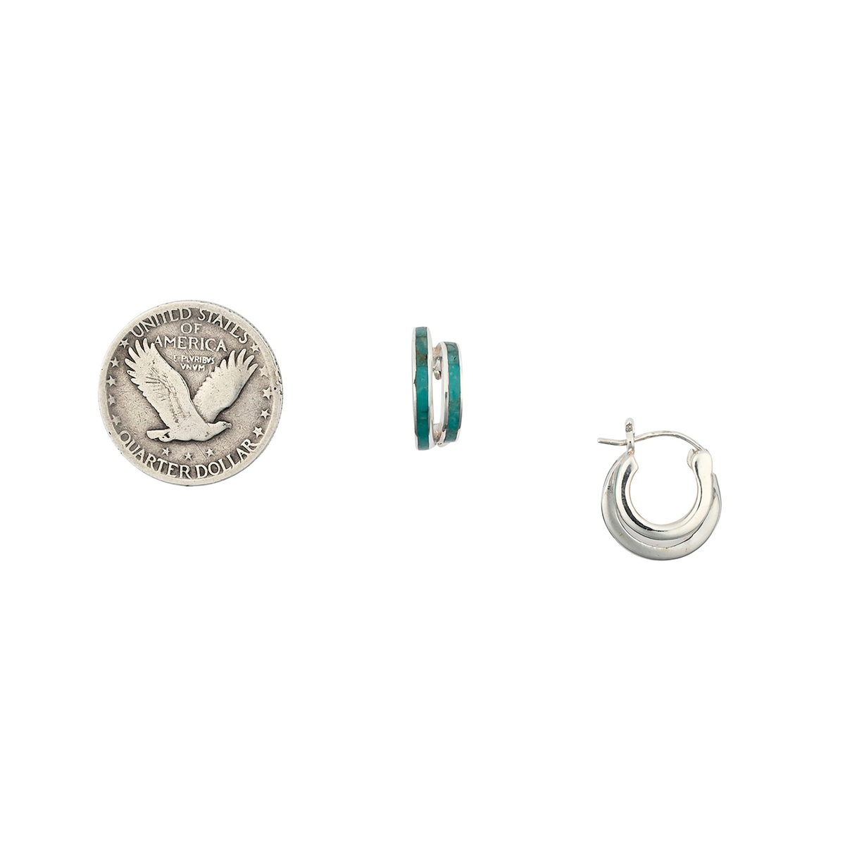 Double Take Inlay Hoops