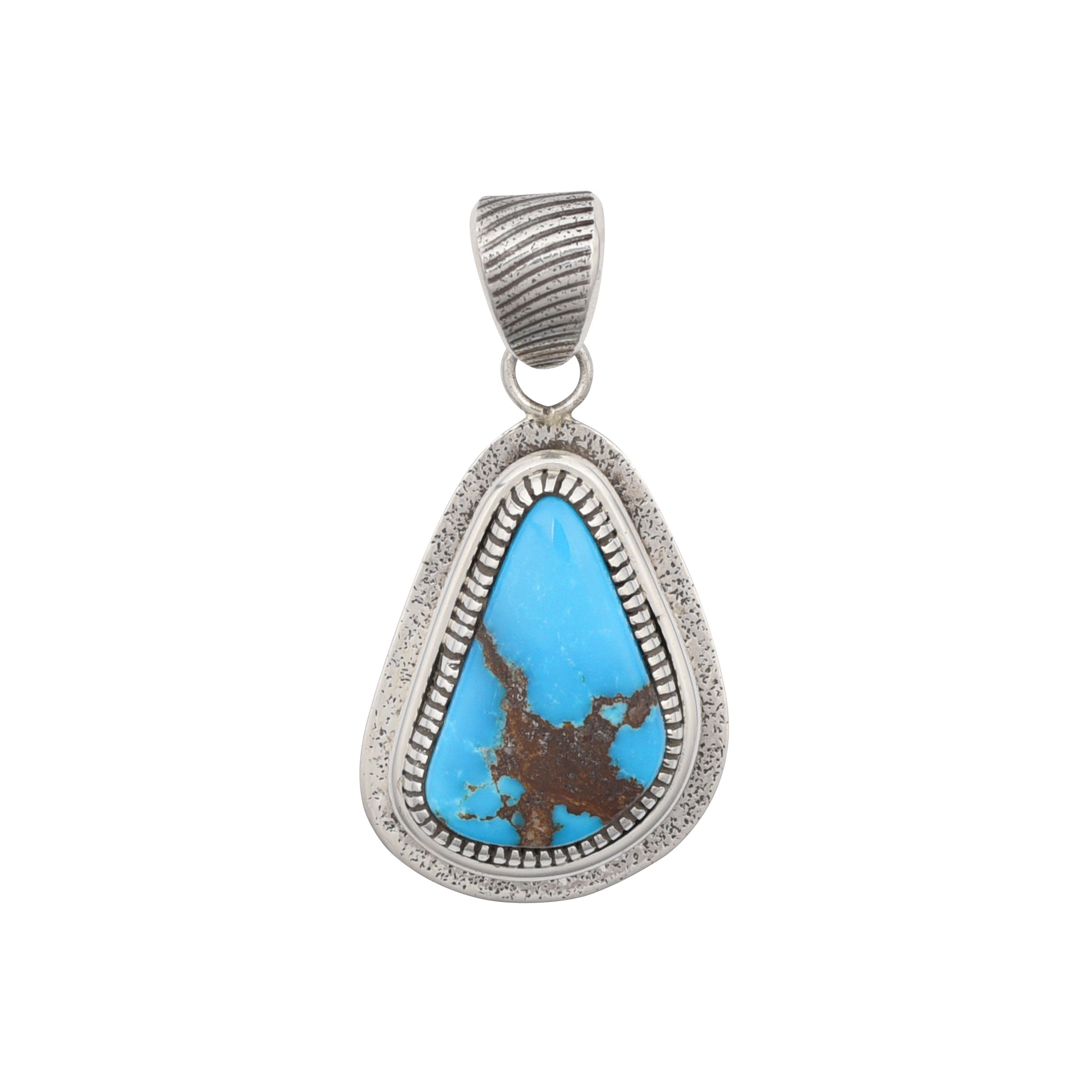 "PJ" Navajo Turquoise Pendant