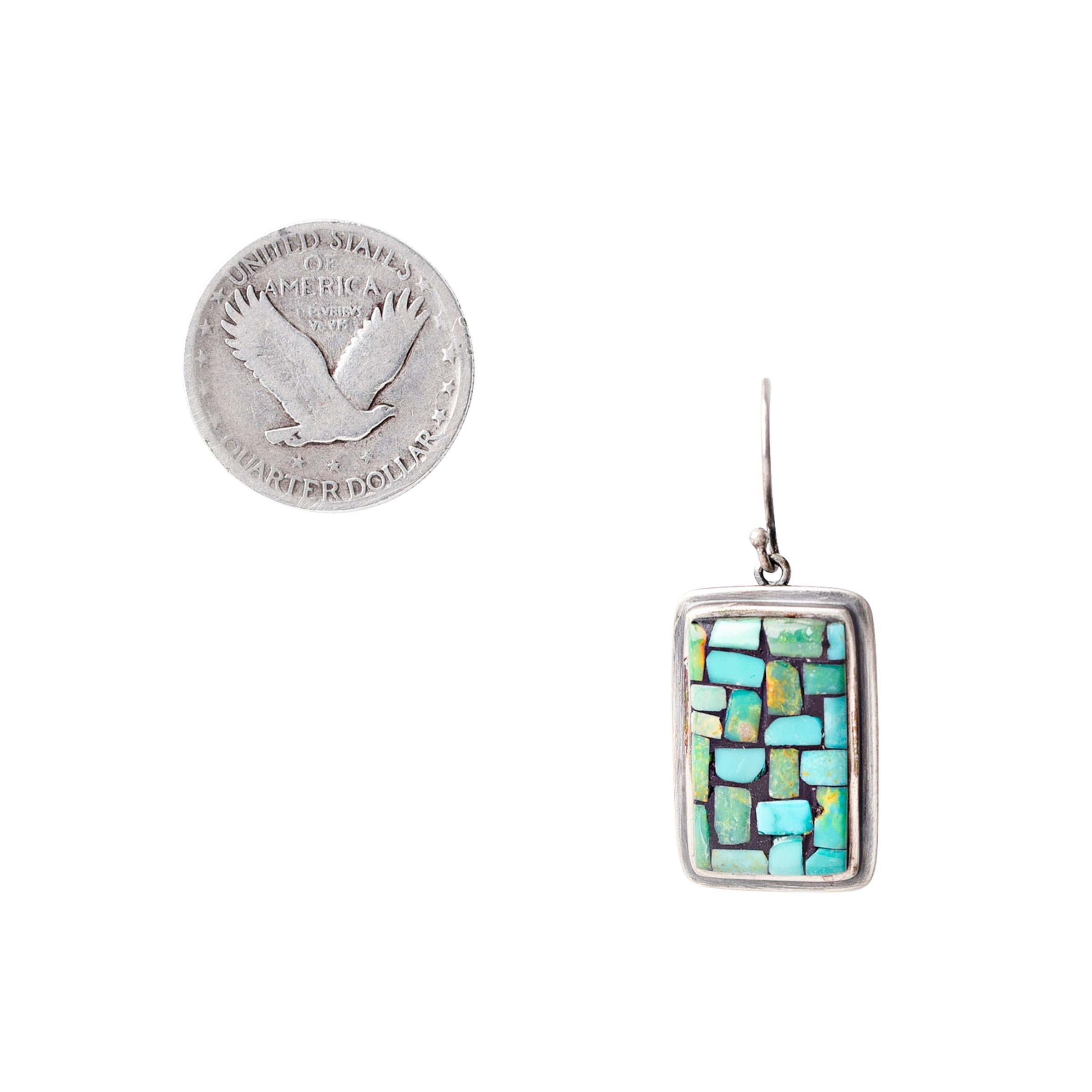 Nomad Mosaic Turquoise Earrings