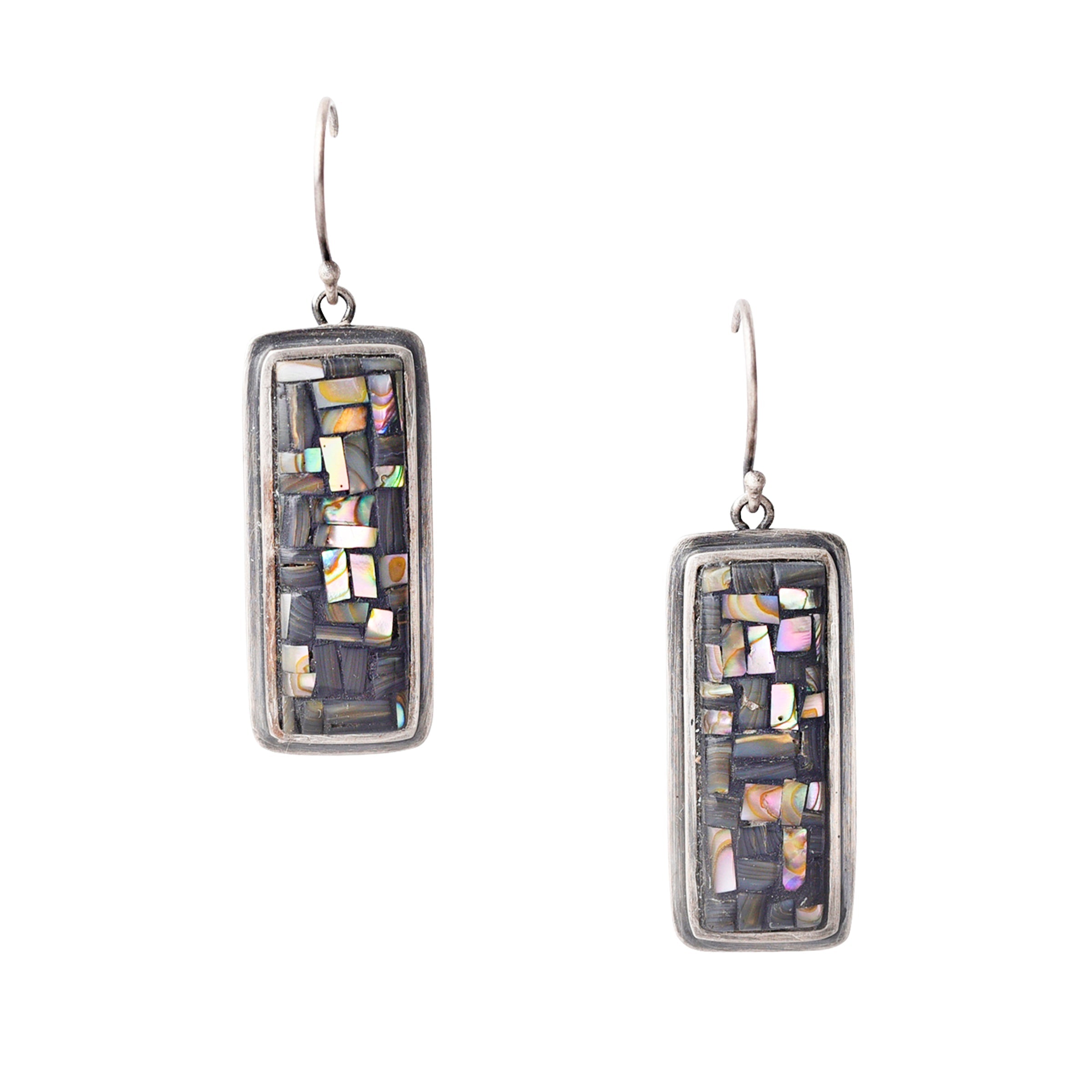 Nomad Mosaic Abalone Earrings