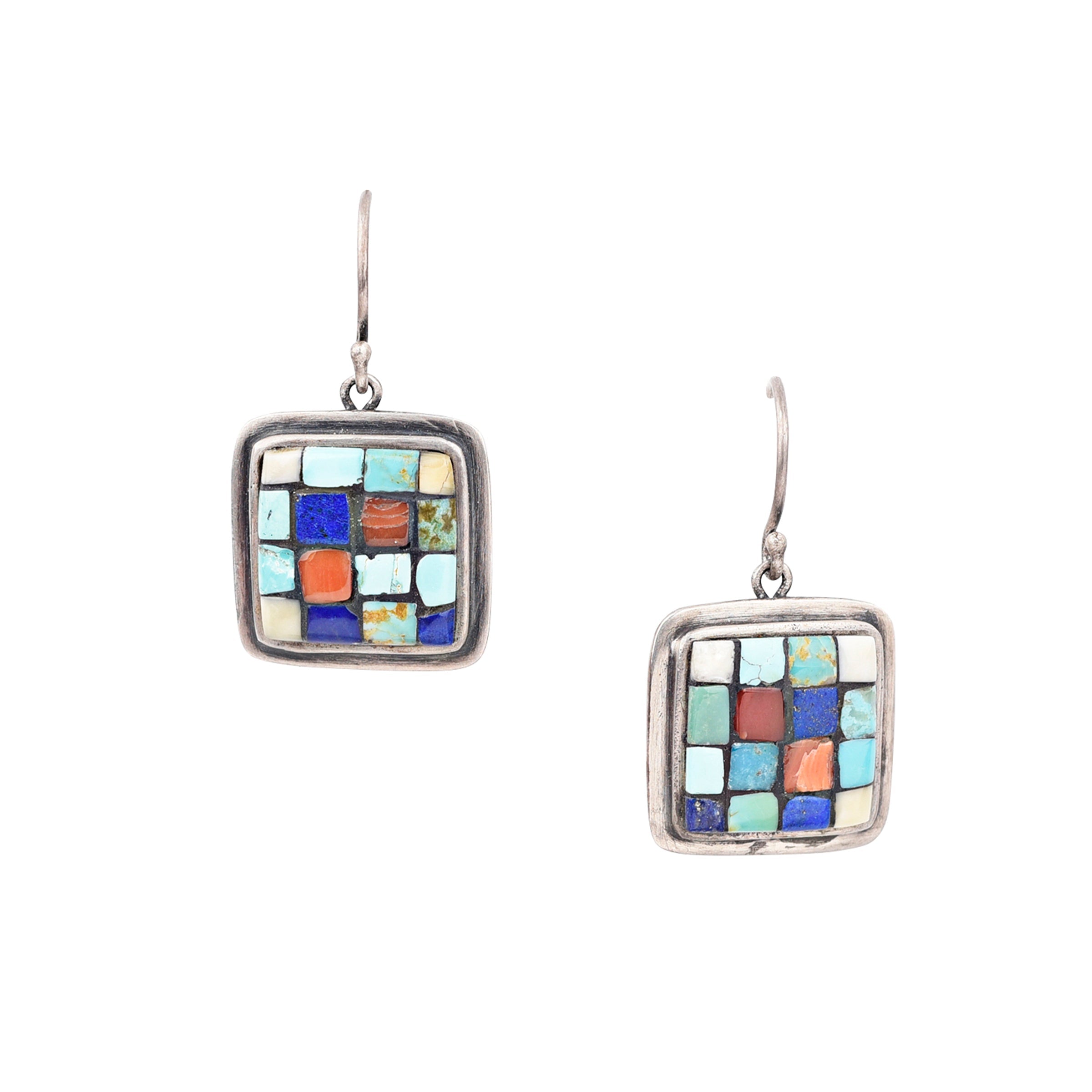 Nomad Mosaic Mixed Color Earrings