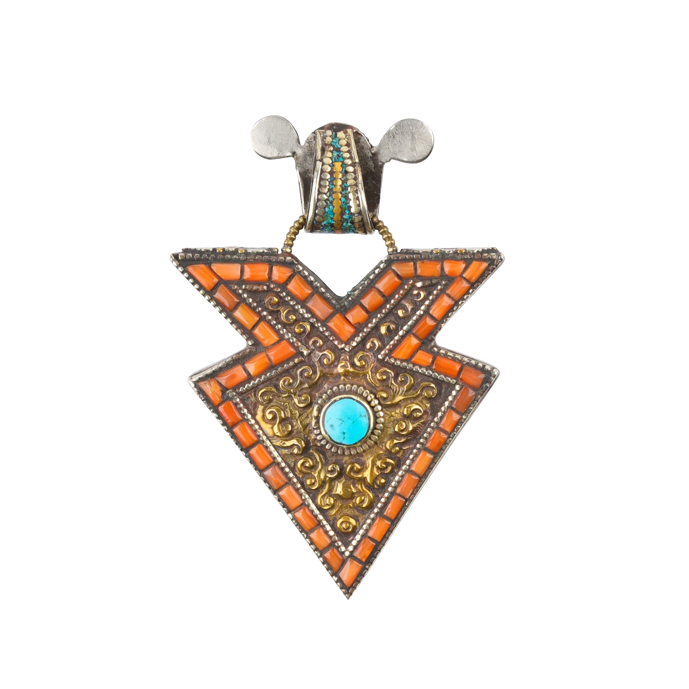 Tibetan Double Sided Pendant