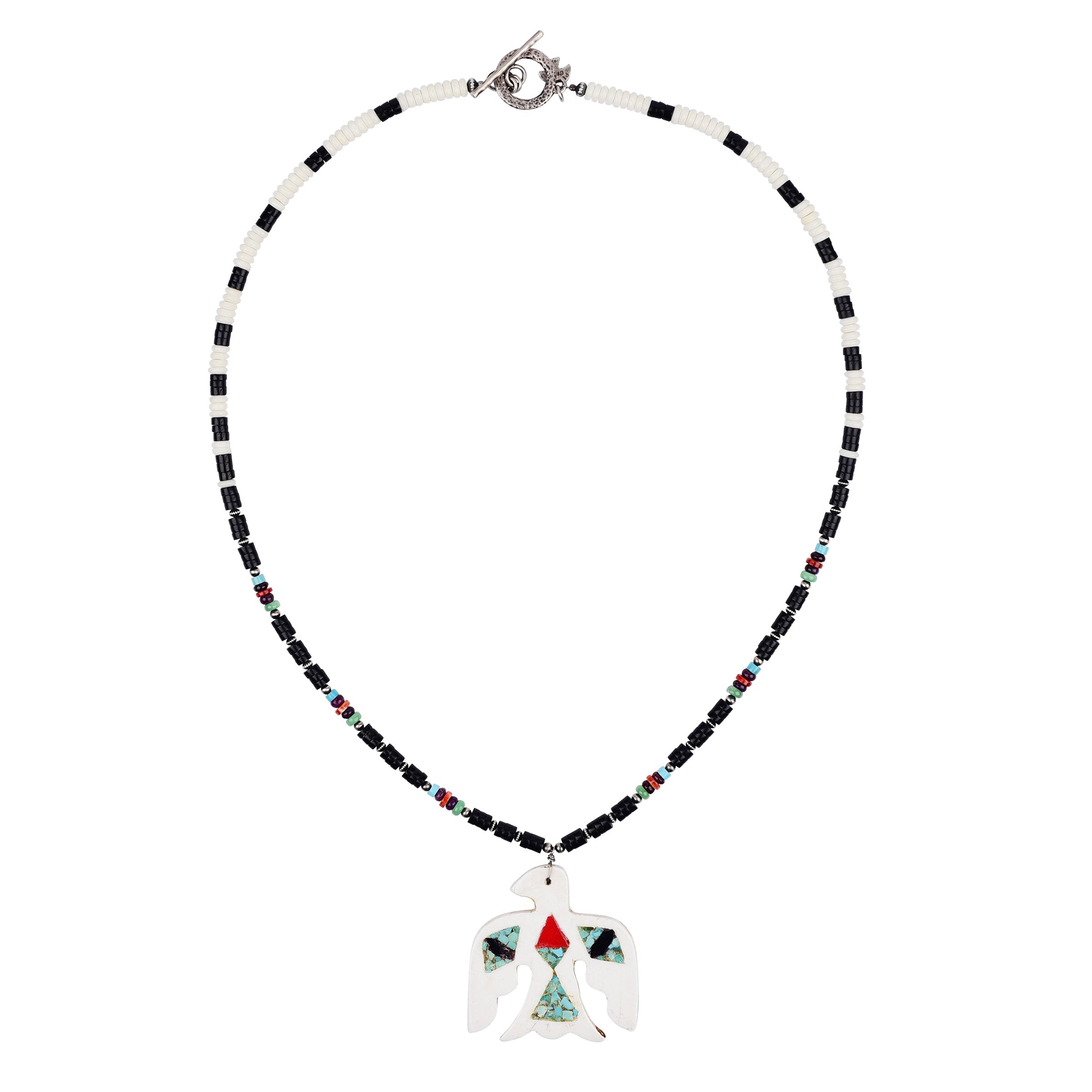 Vintage Santo Domingo Bird Pendant Necklace