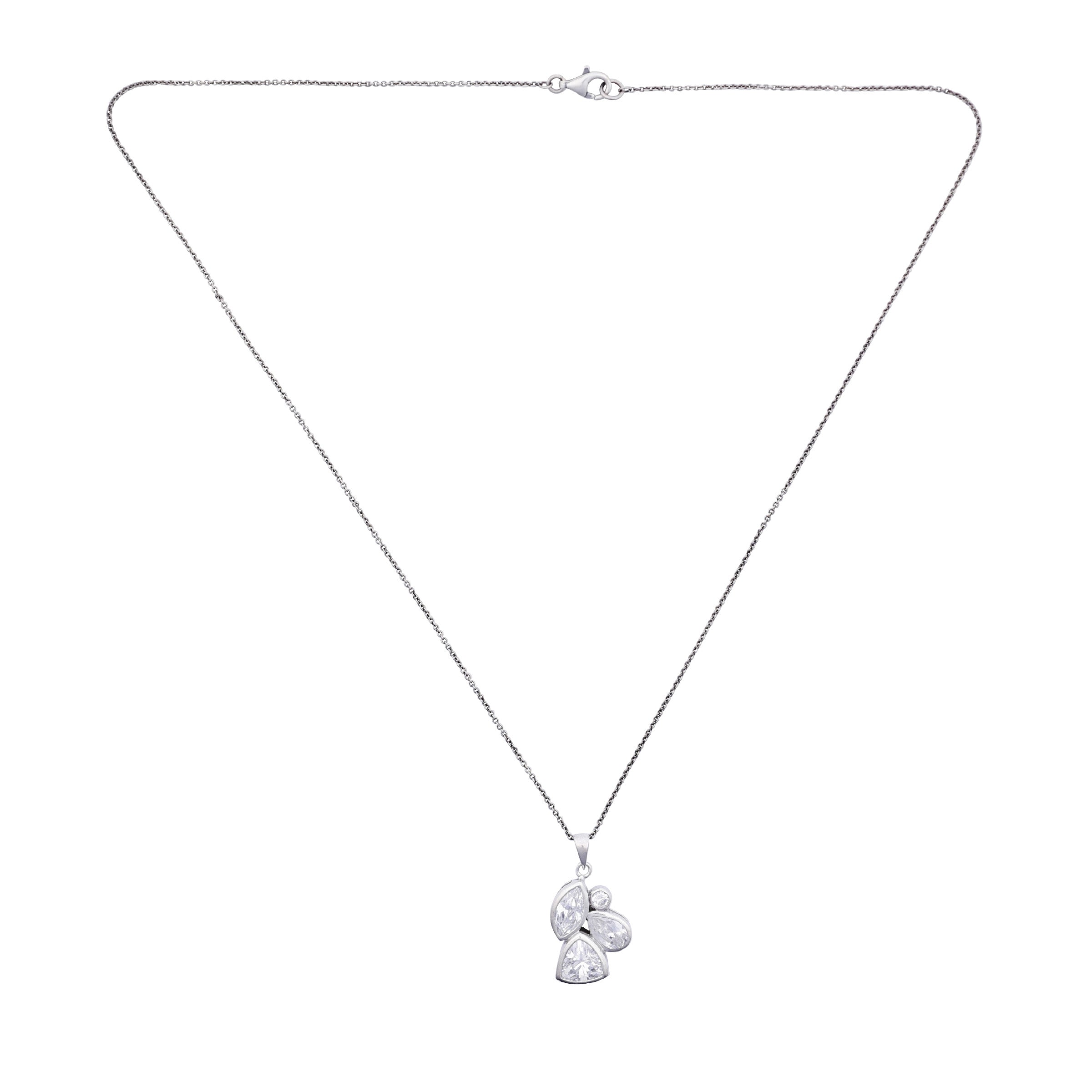 Silver Dewdrop Necklace