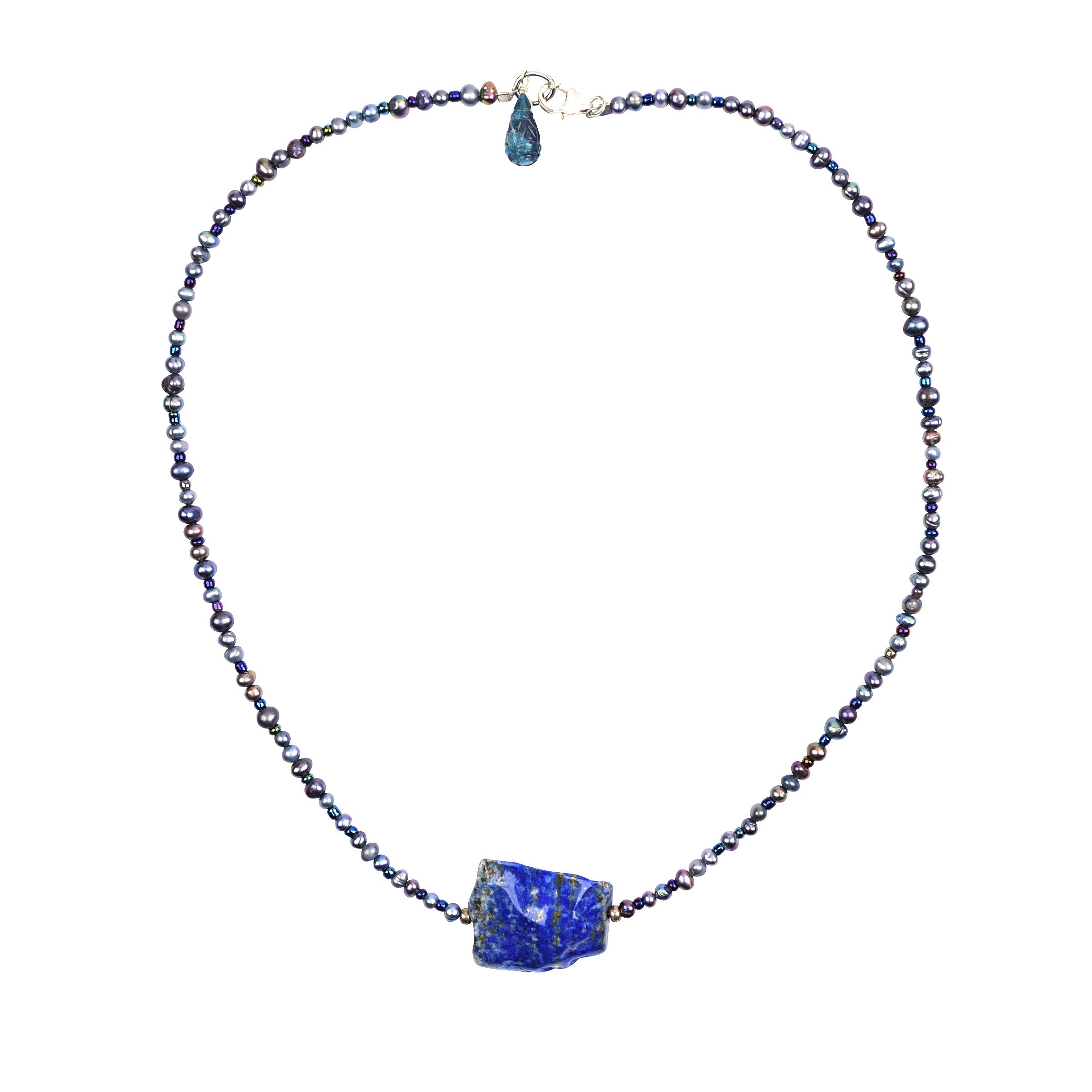 Lapis Wedge Necklace