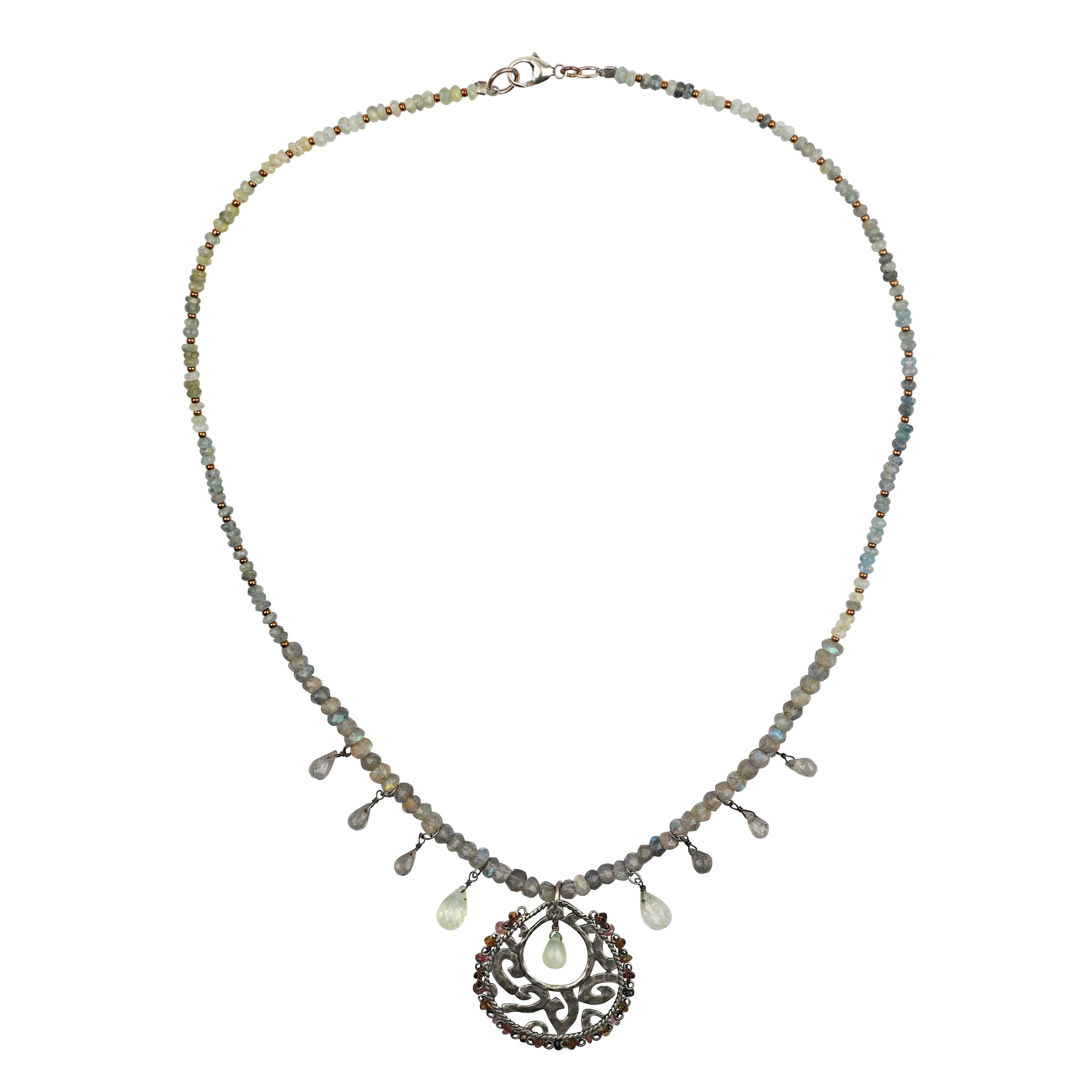 18 inch Necklace with Large Pendant. 