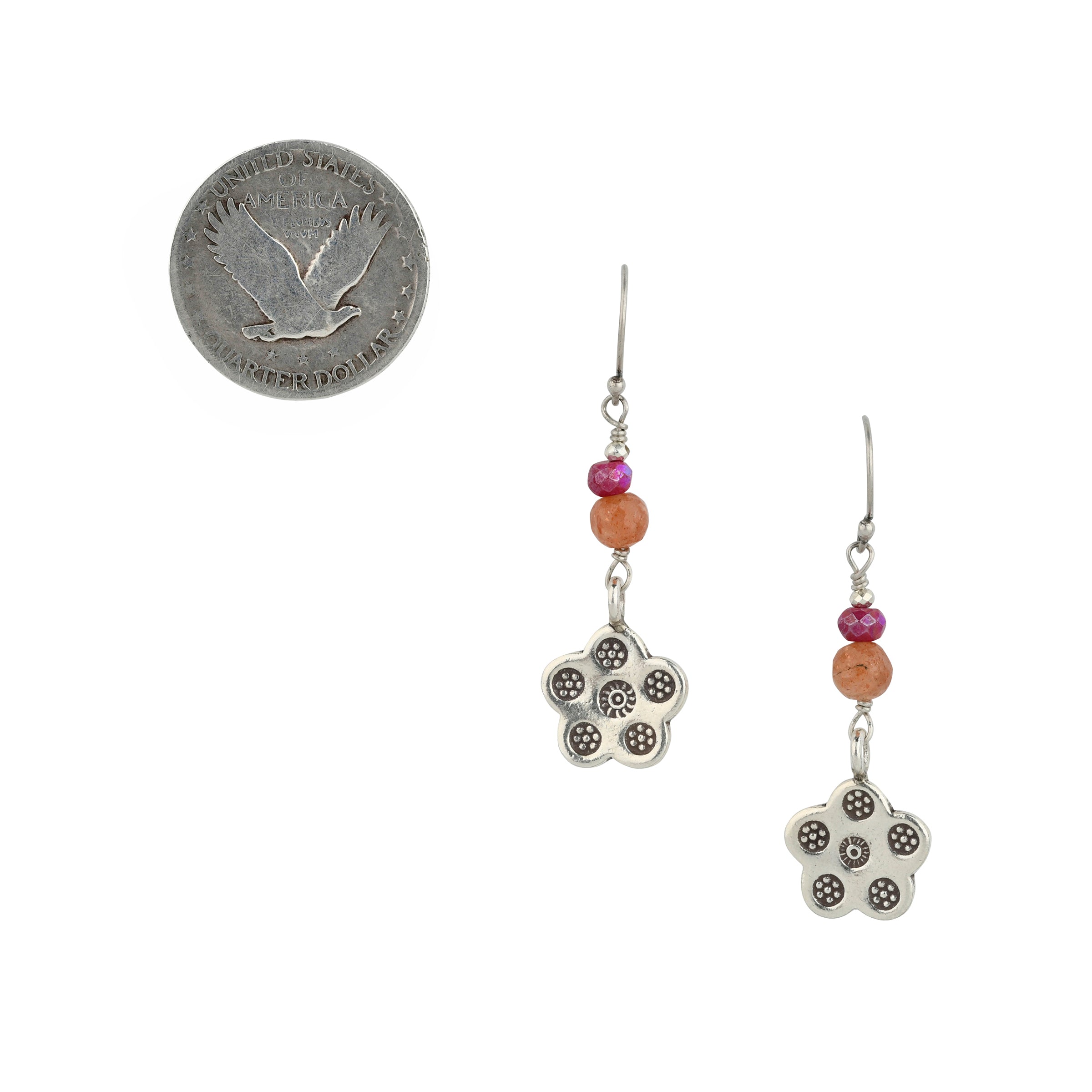 Desert Rose Drop Earrings