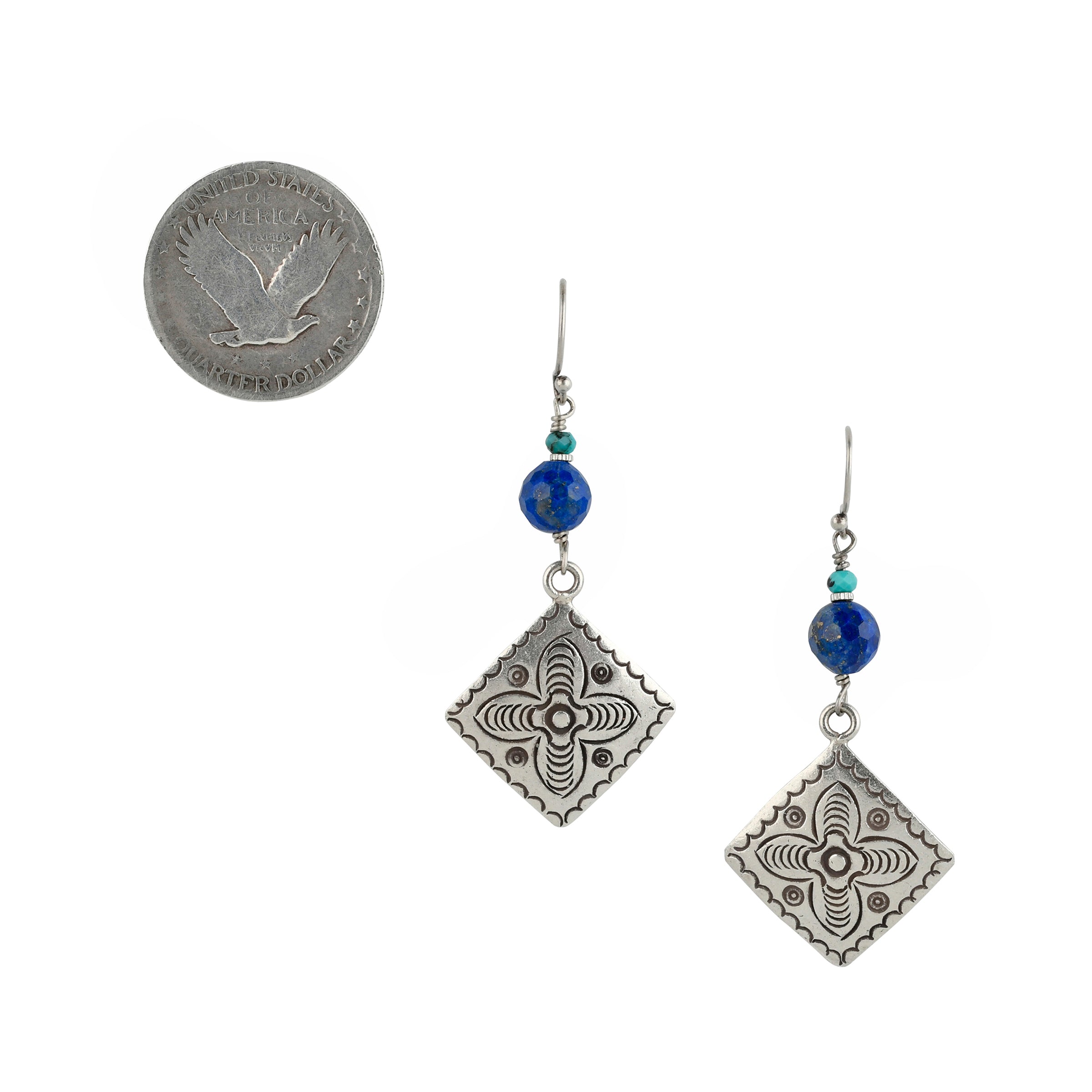 Four Corners Drop Earrings