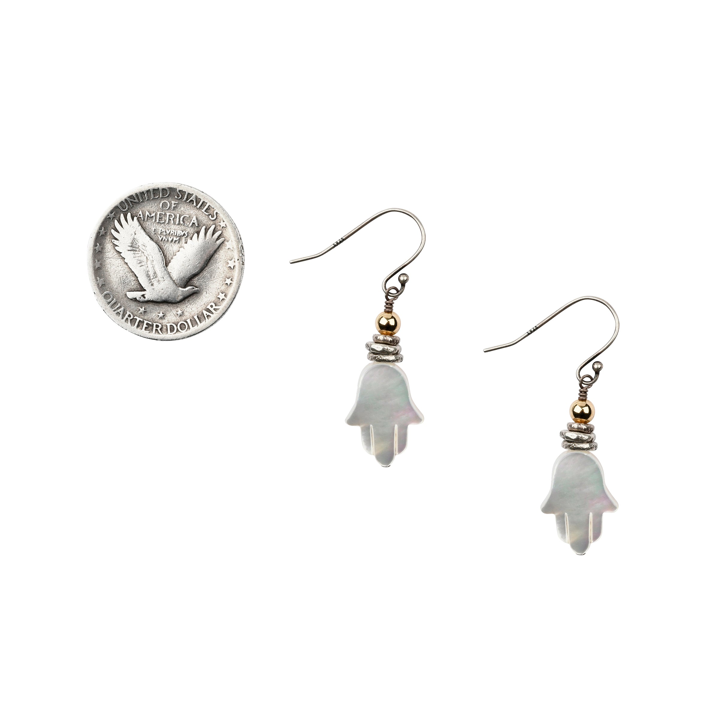 Hamsa Drop Earrings