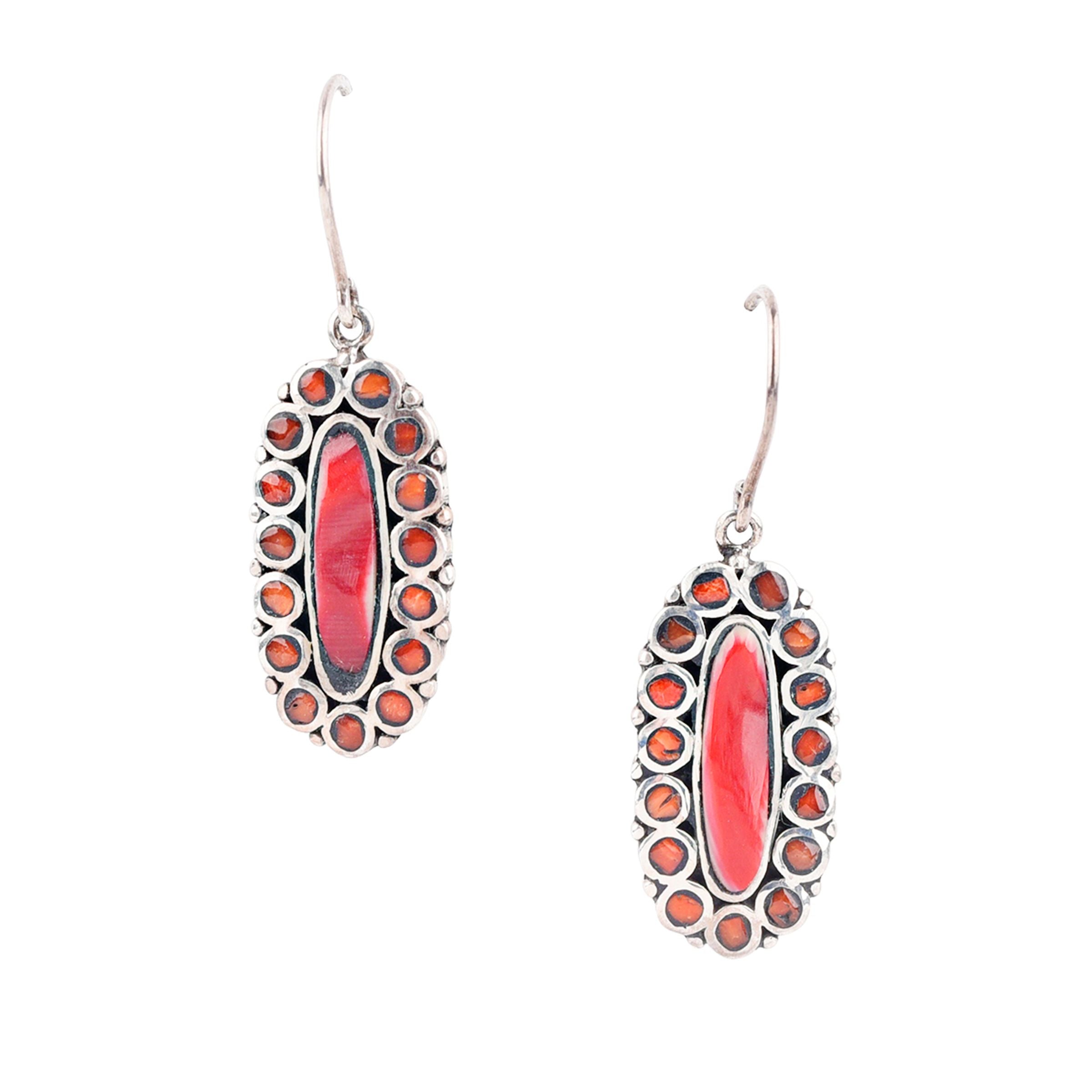 Nomad Coral Cyra Earrings