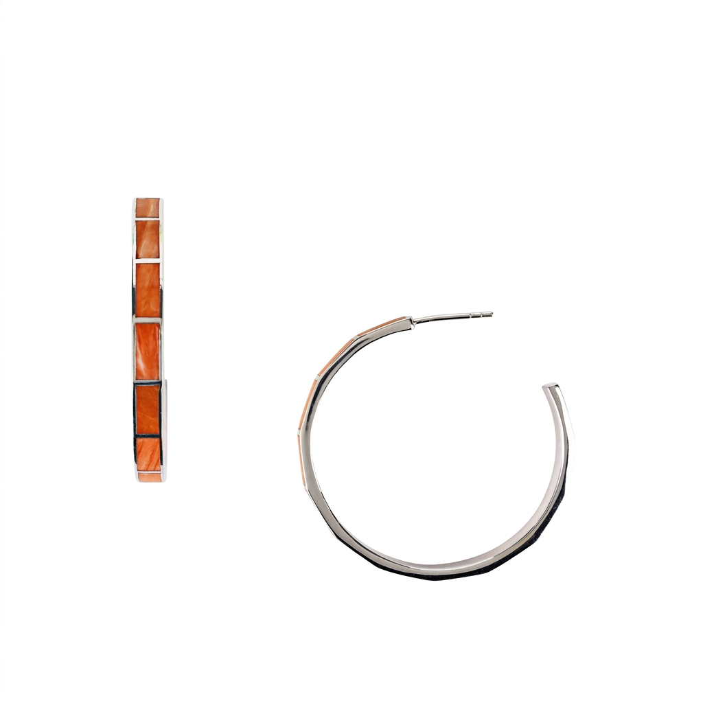 Bamboo Hoop Earrings