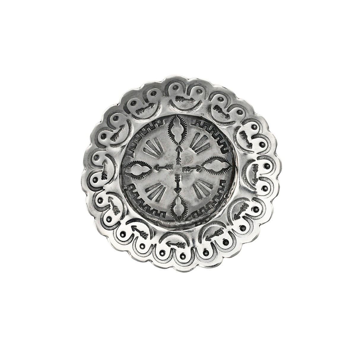 Joe Eby handmade sterling silver round dish