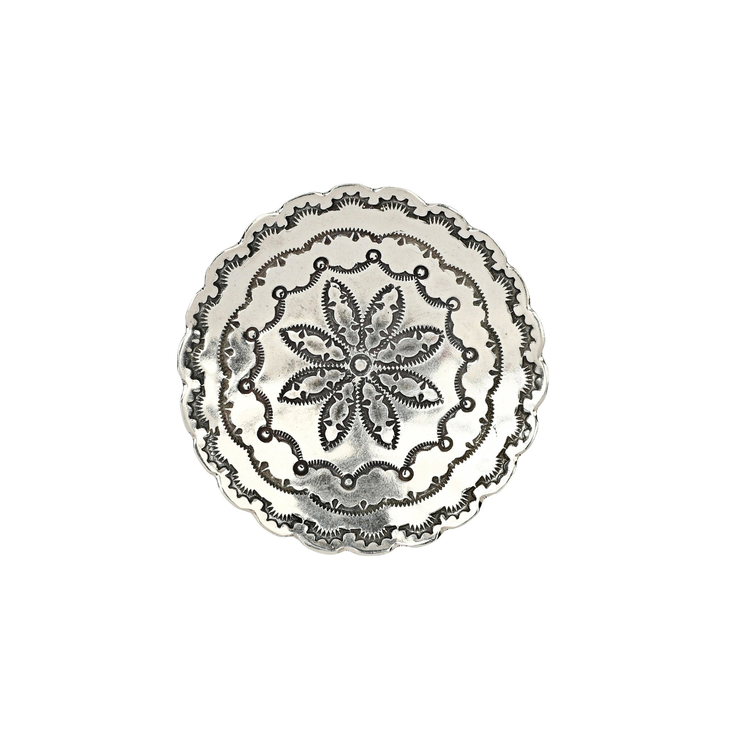Joe Eby handmade sterling silver round dish