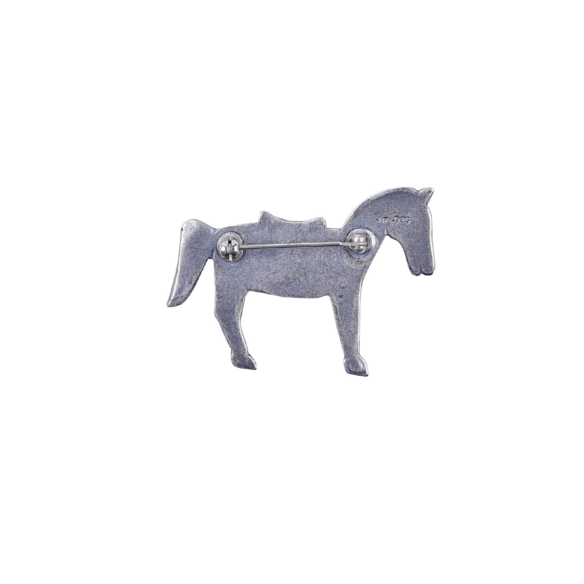 Sterling silver horse with pin back