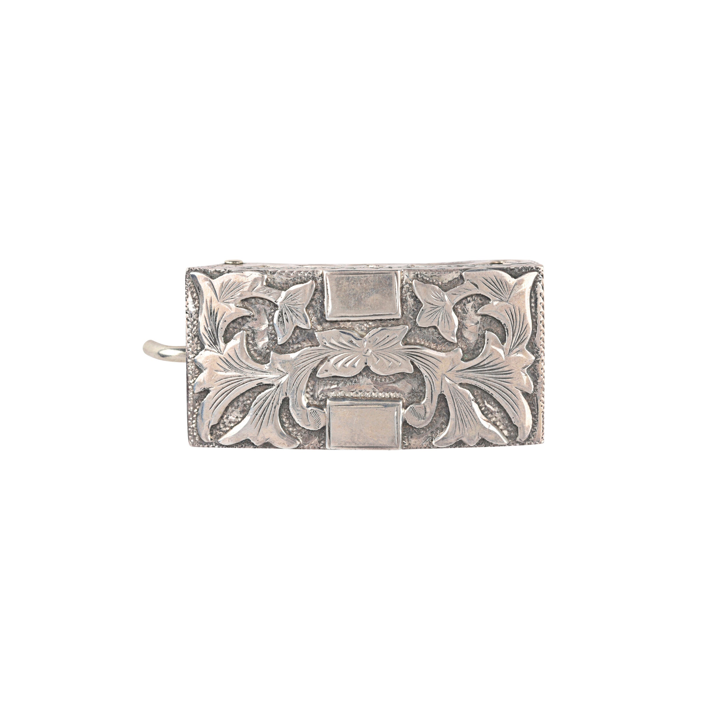 Vintage Mexican sterling silver belt with ornate engraving and stamp work.