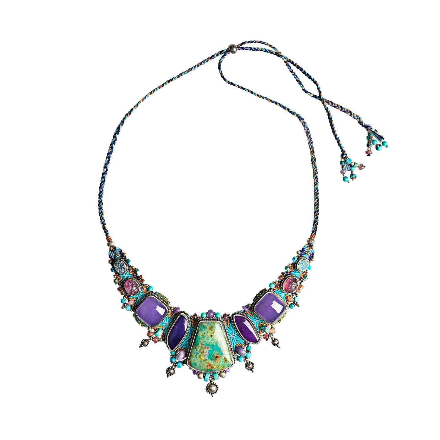 Chantal Augustin Lavender Necklace